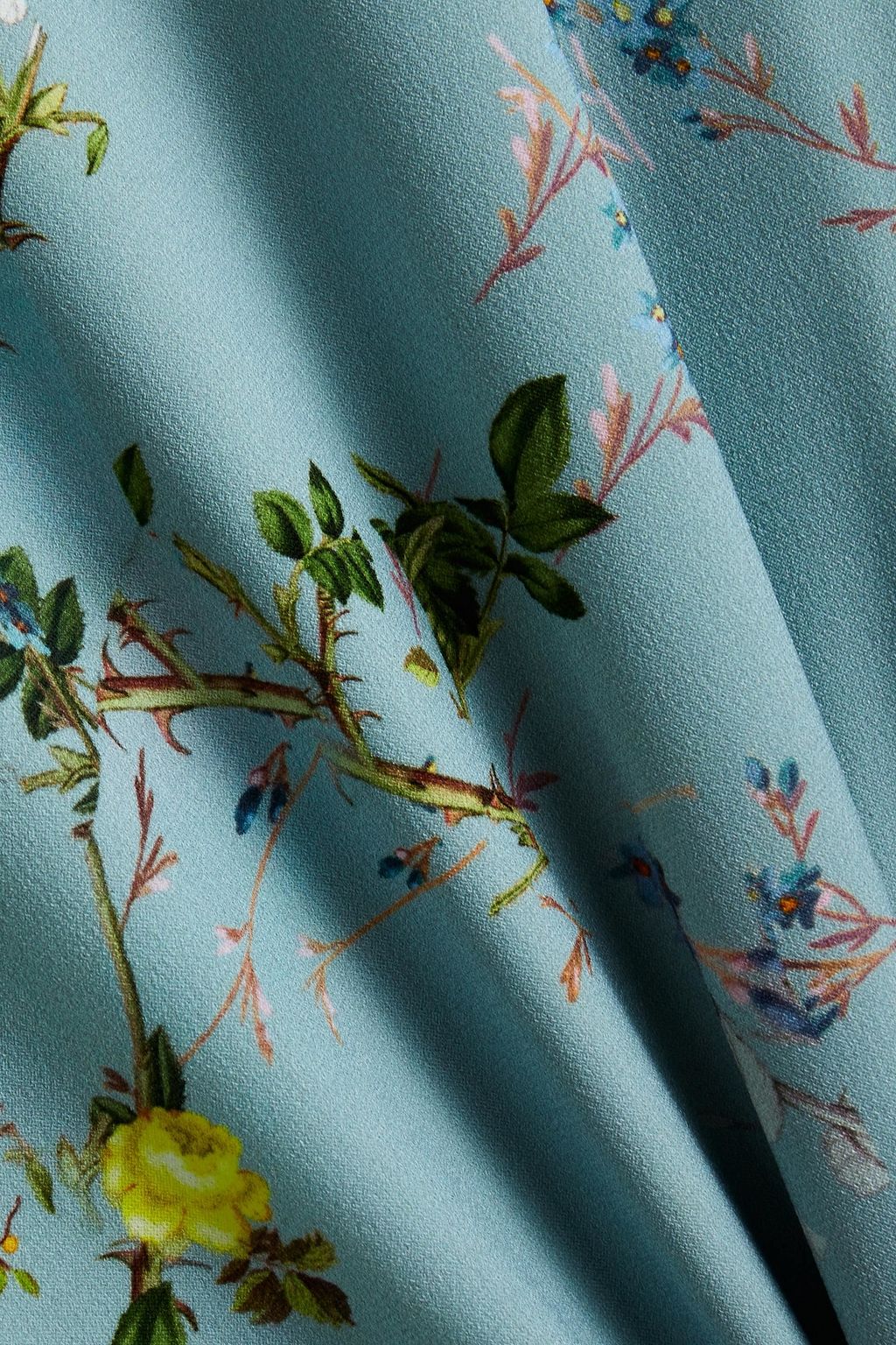 PREEN BY THORNTON BREGAZZI Demi floral-print stretch-crepe top