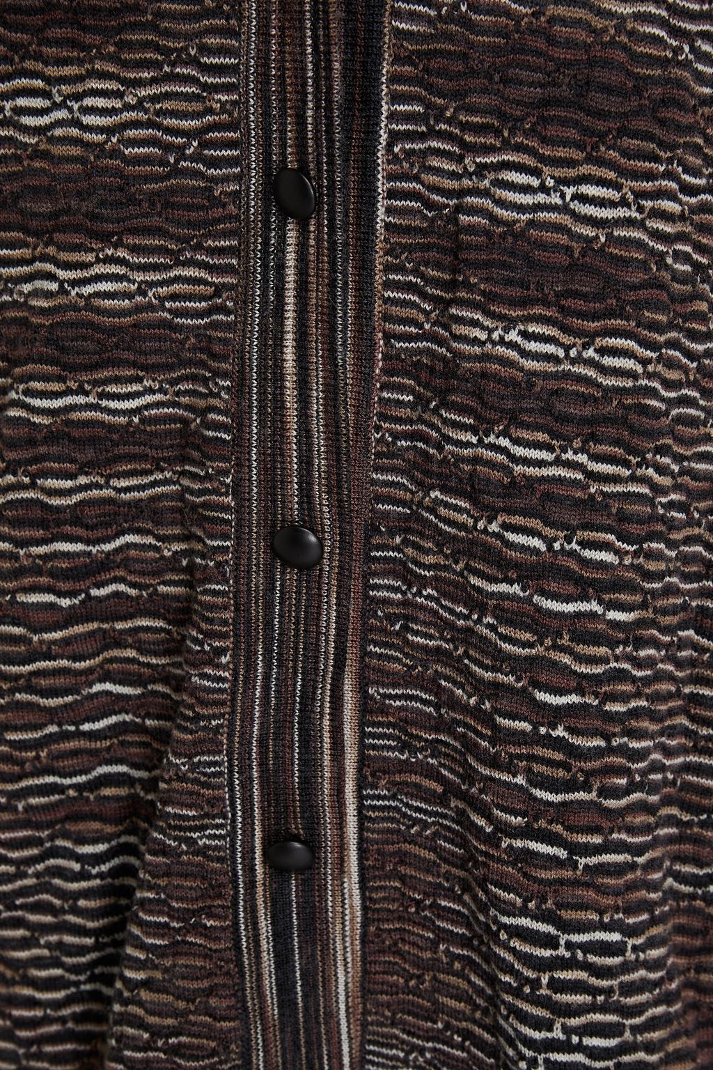 MISSONI Crochet-knit wool-blend cardigan