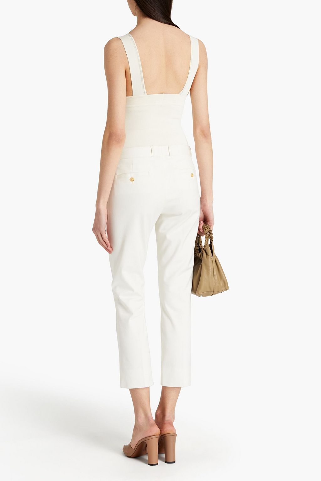 GENTRYPORTOFINO Stretch-knit bodysuit