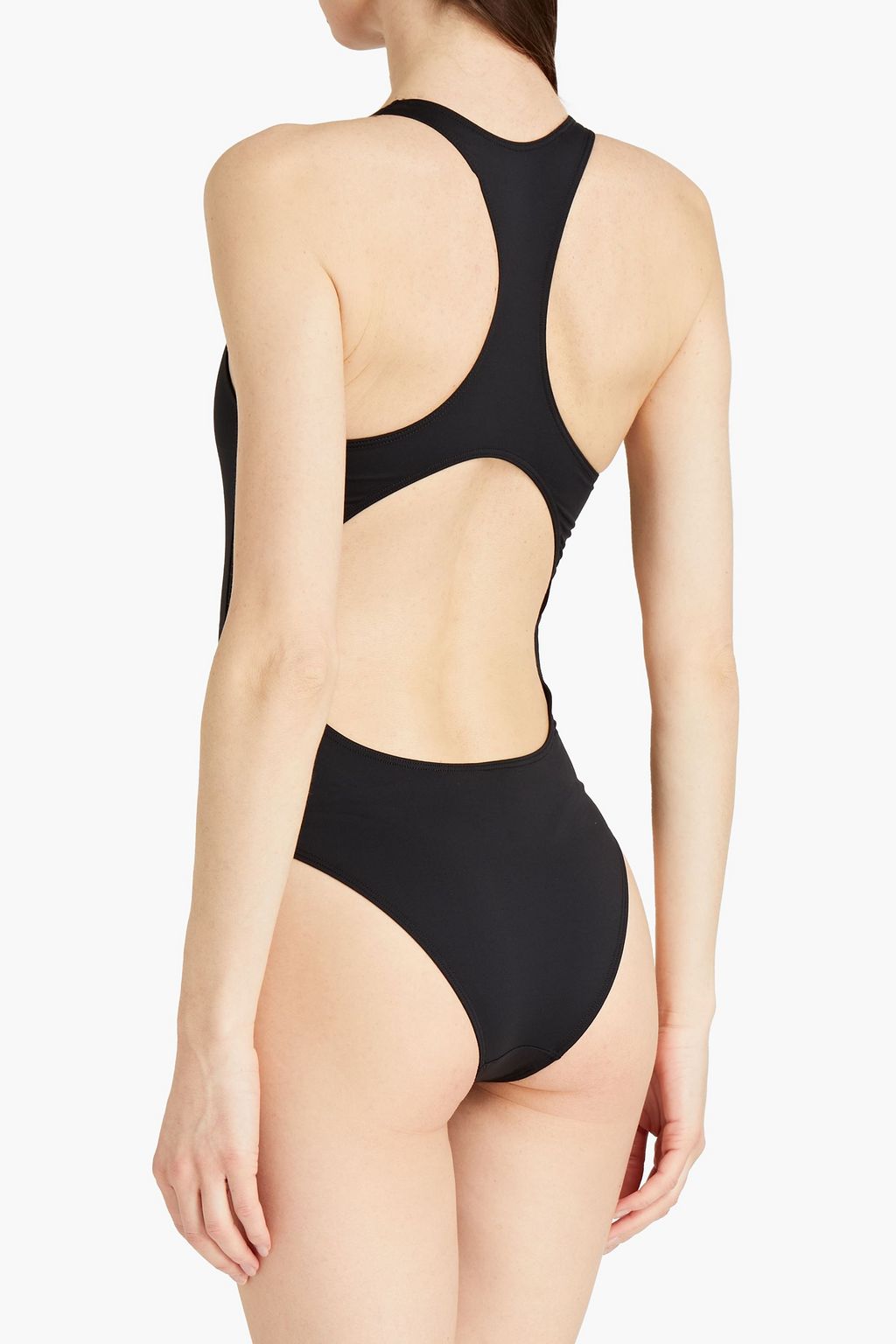 VETEMENTS Cutout printed swimsuit