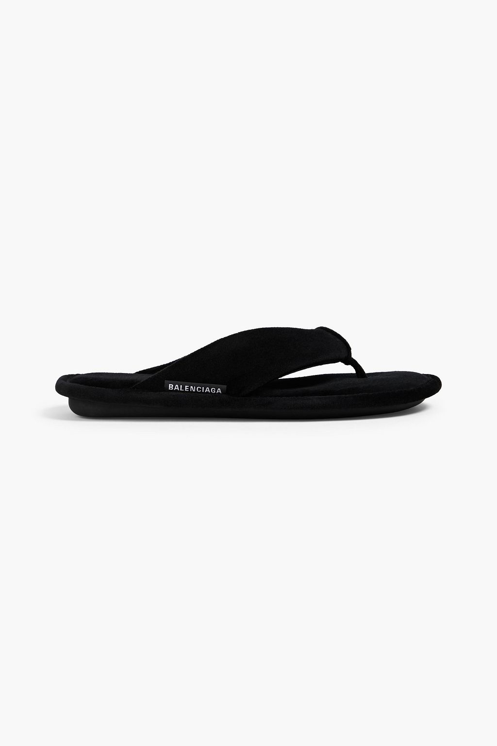 black velvet flip flops