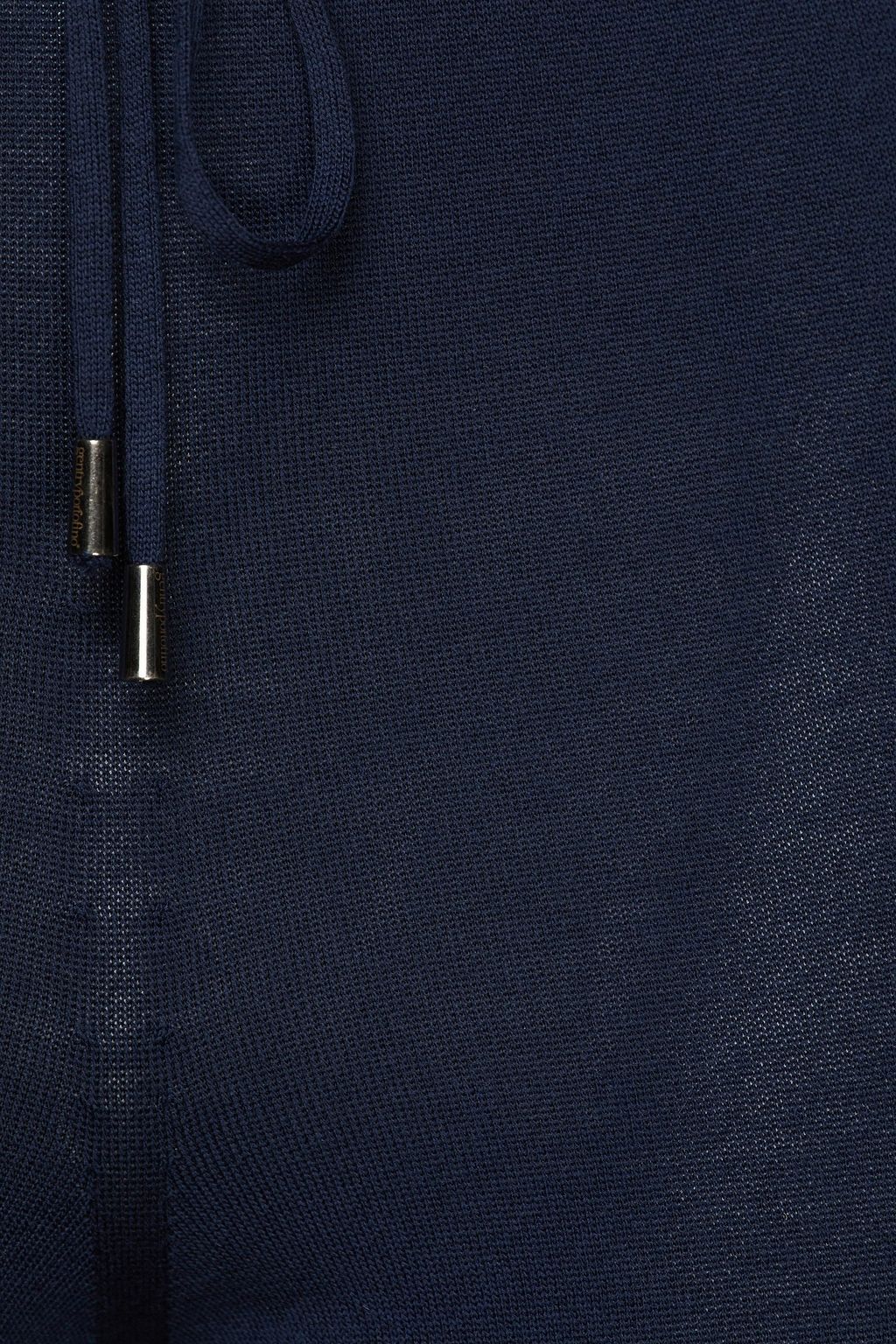 GENTRYPORTOFINO Silk and cotton-blend tapered pants