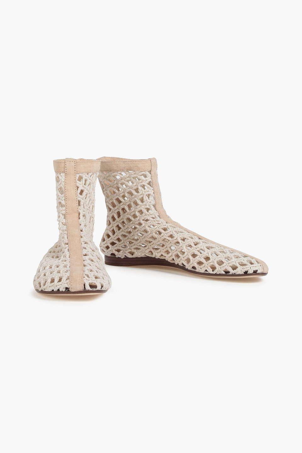 【RAG & BONE】Cyta マクラメ アンクルブーツ Rag & Bone Cyta Macramé Ankle Boots In Ecru | ModeSens