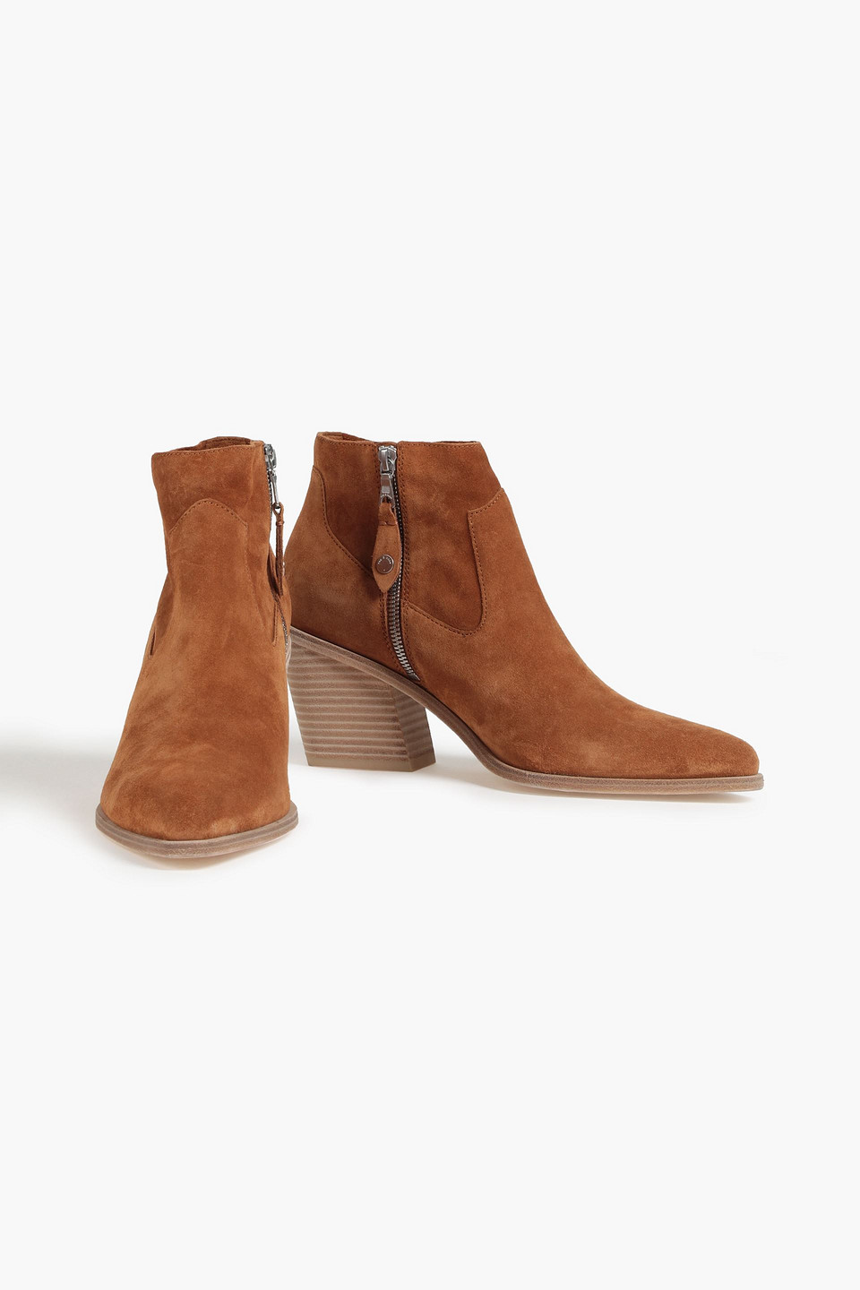 Rag & Bone Suede Ankle Boots In Brown