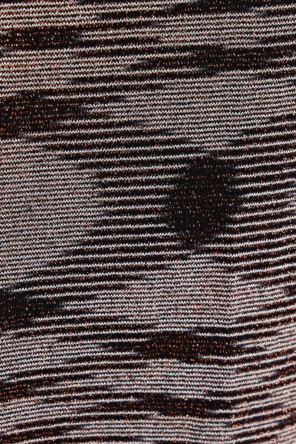 MISSONI Metallic jacquard-knit maxi skirt