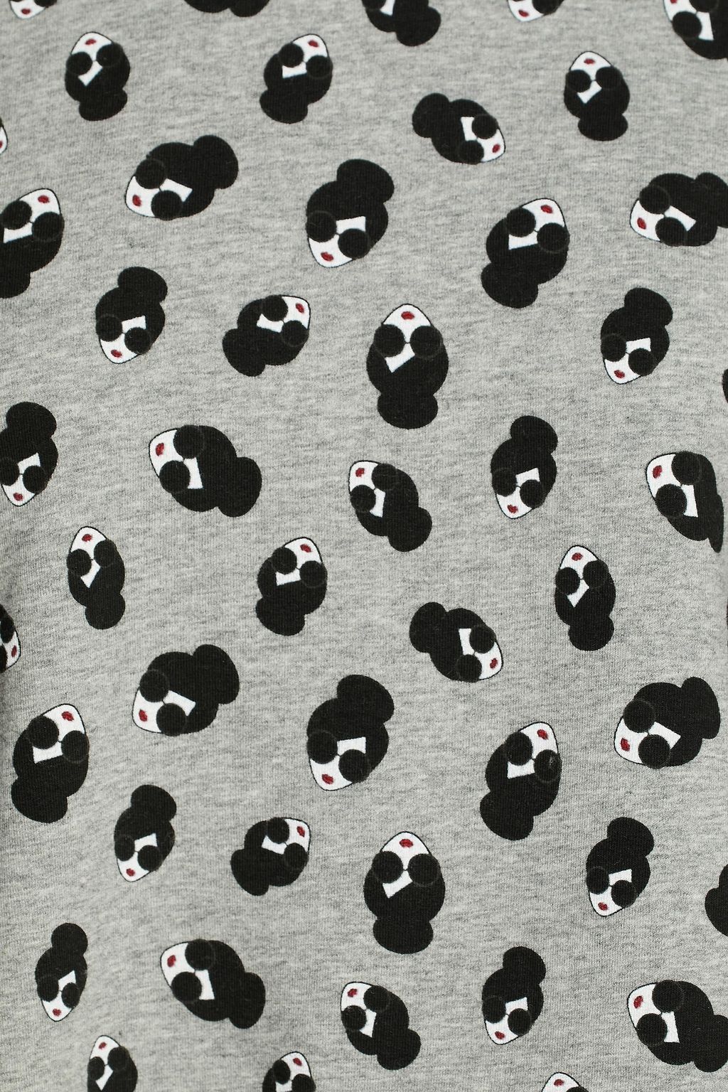 ALICE + OLIVIA Printed cotton-blend fleece sweatshirt