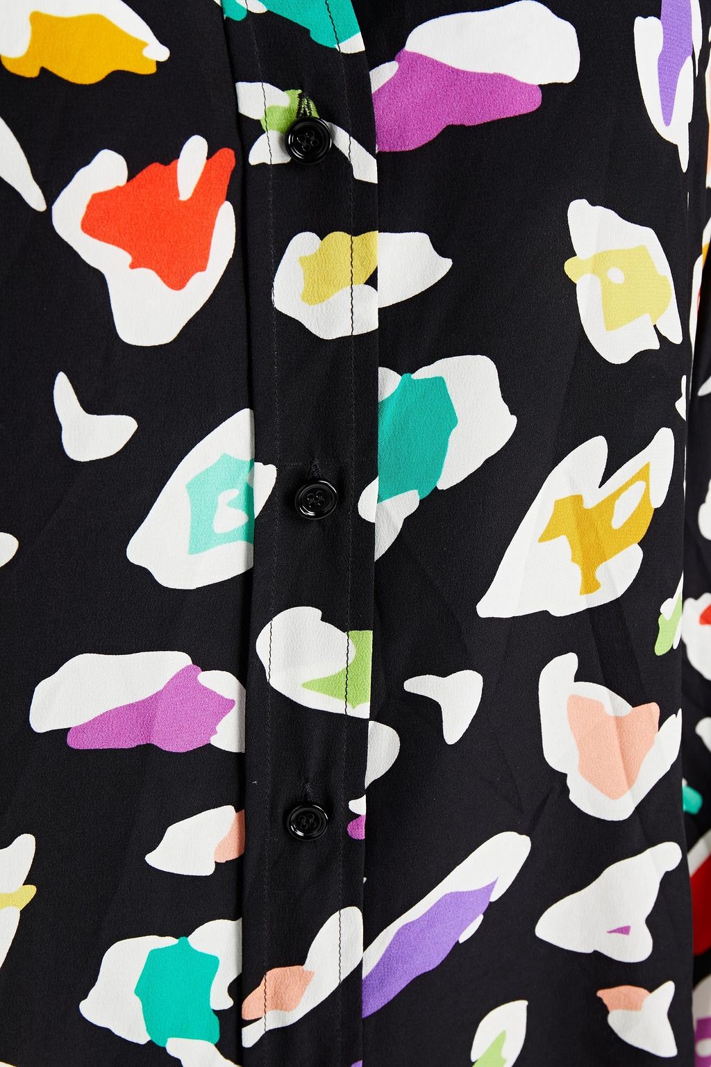 MISSONI Printed silk crepe de chine shirt