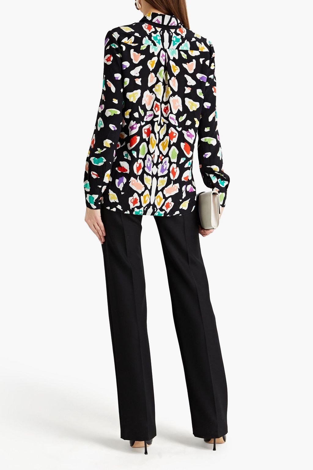 MISSONI Printed silk crepe de chine shirt