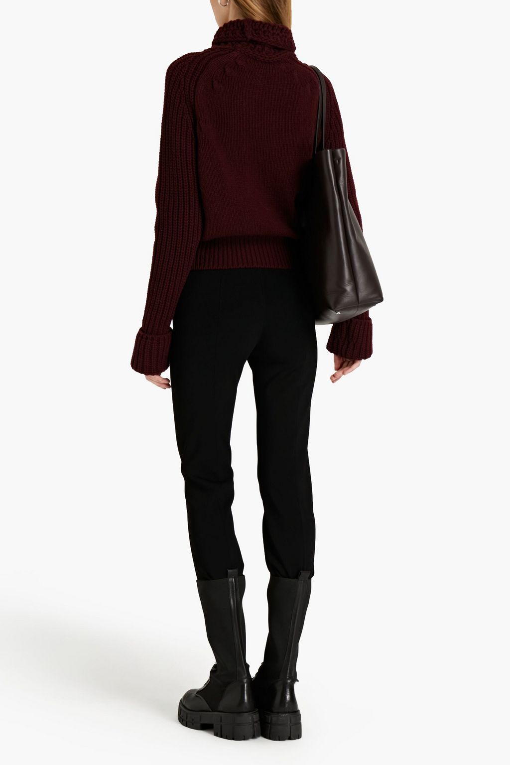 TOD'S Wool and cashmere-blend turtleneck sweater