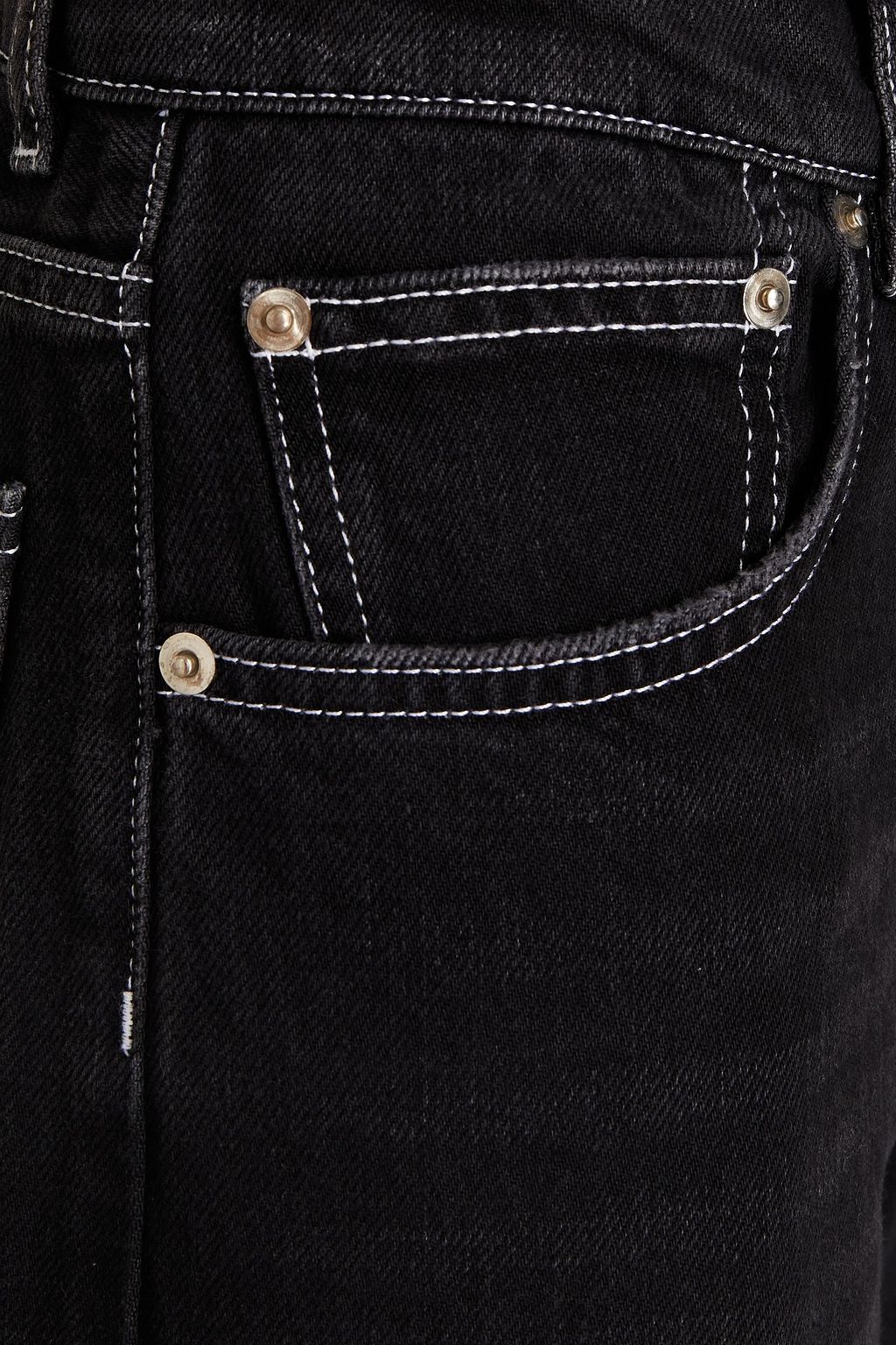 GANNI High-rise wide-leg jeans