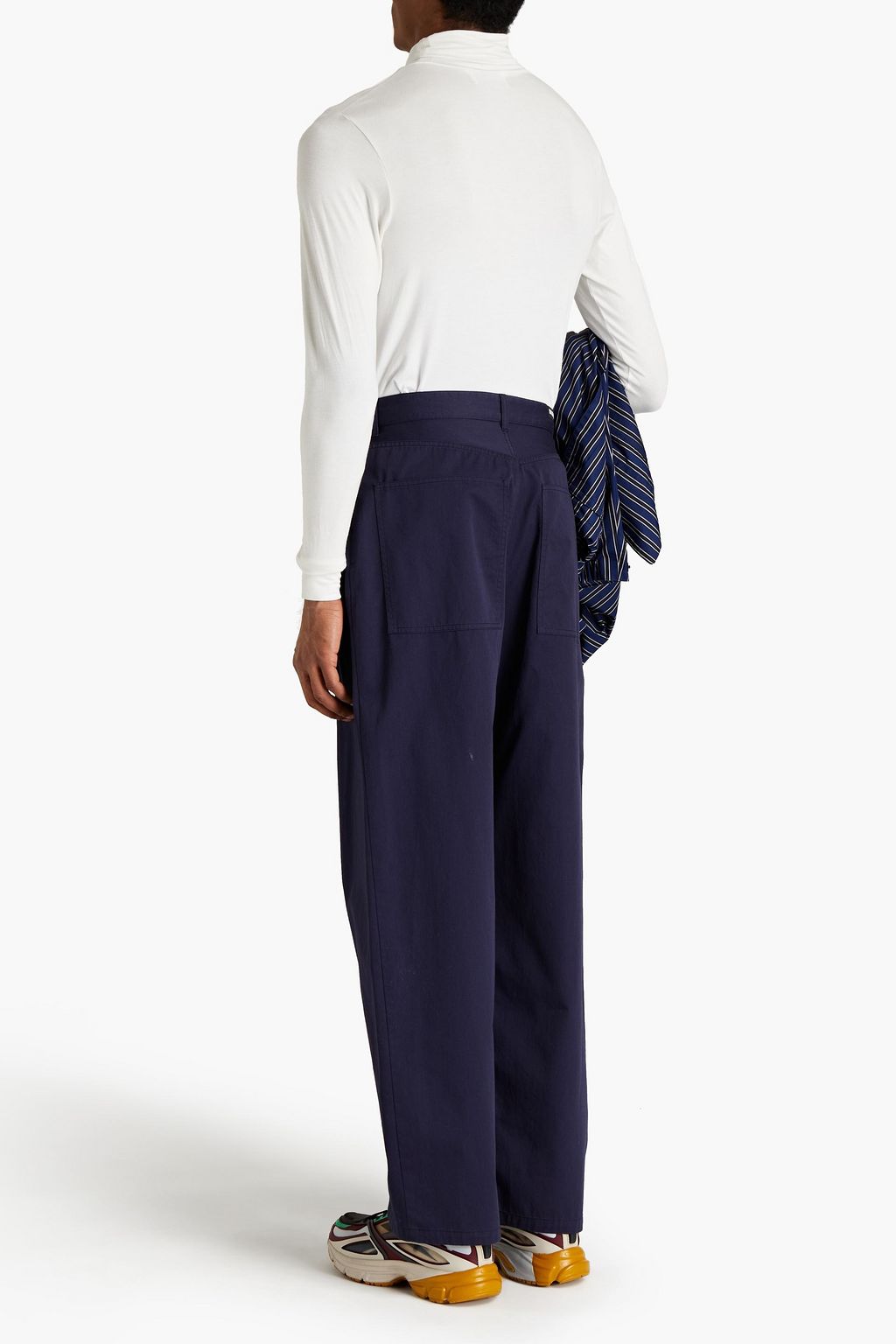 BALENCIAGA Cotton-twill pants