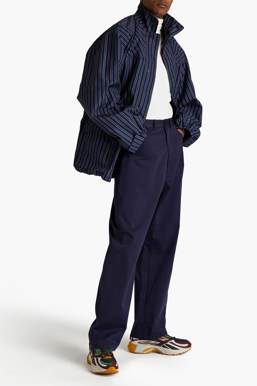 BALENCIAGA Cotton-twill pants
