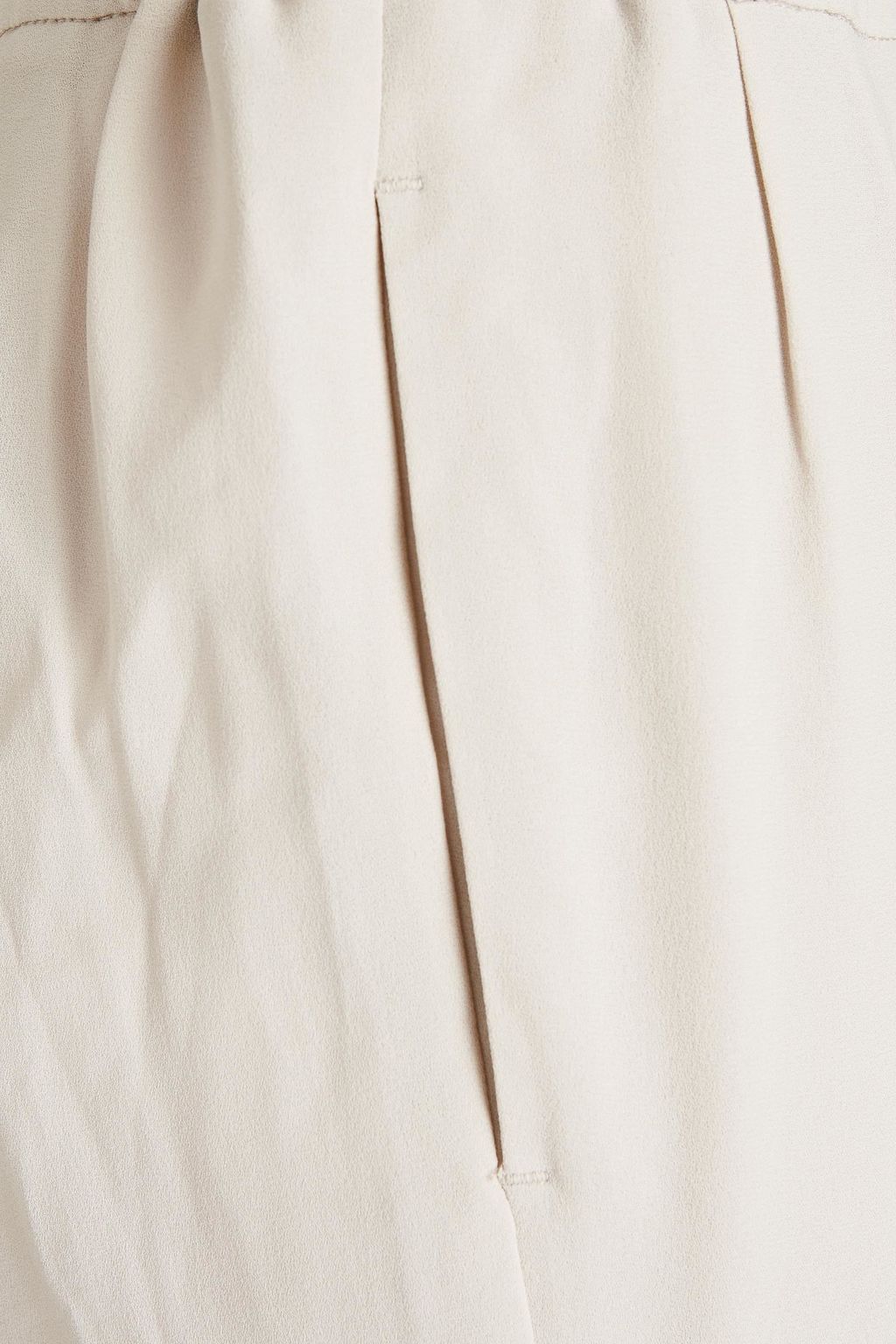 BRUNELLO CUCINELLI Silk-crepe tapered pants