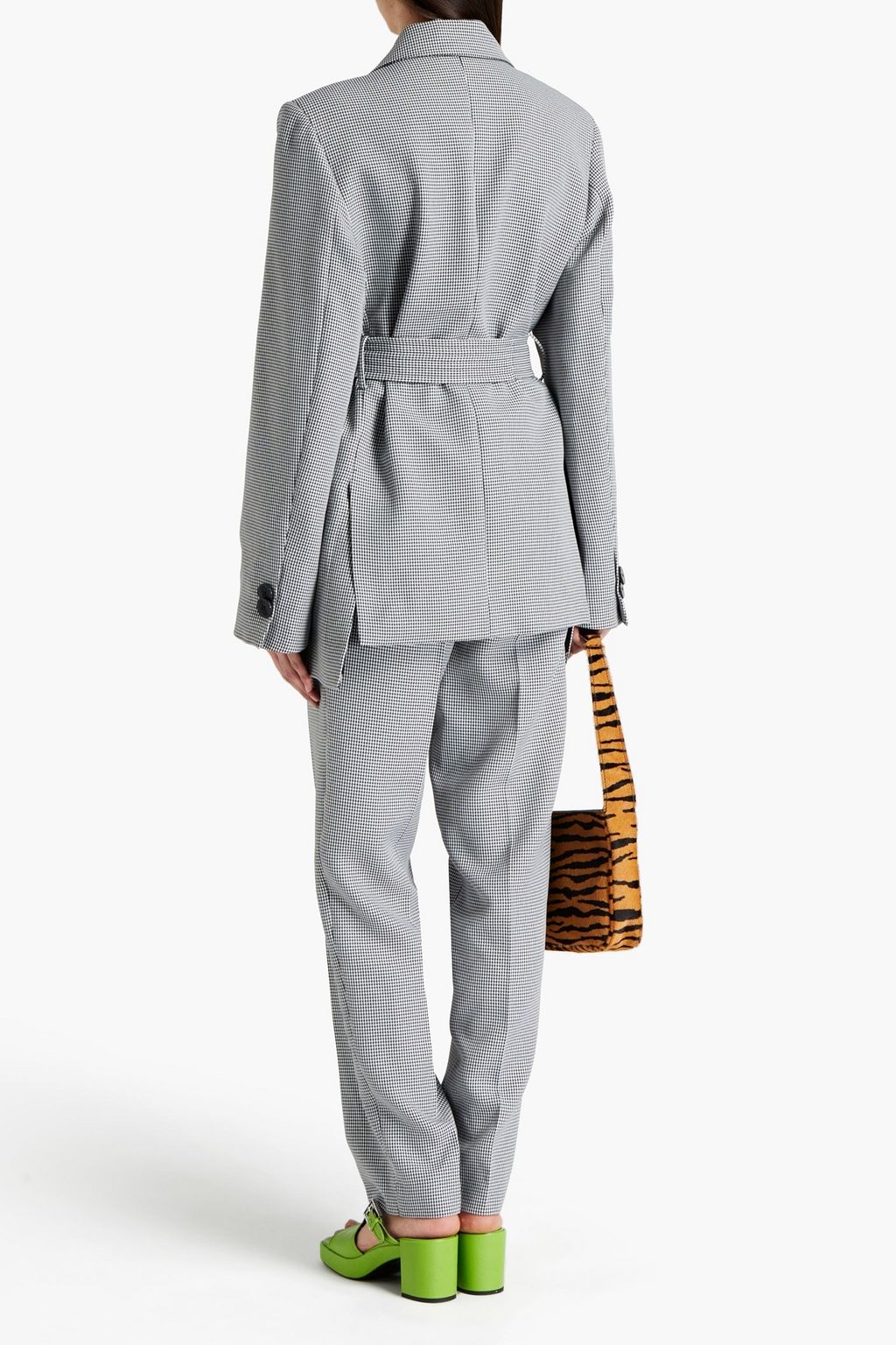 PREEN BY THORNTON BREGAZZI Sholah houndstooth wool jacket