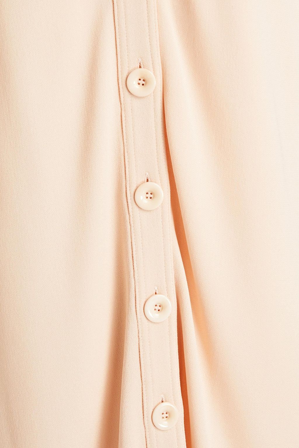 CHLOÉ Tie-neck crepe shirt