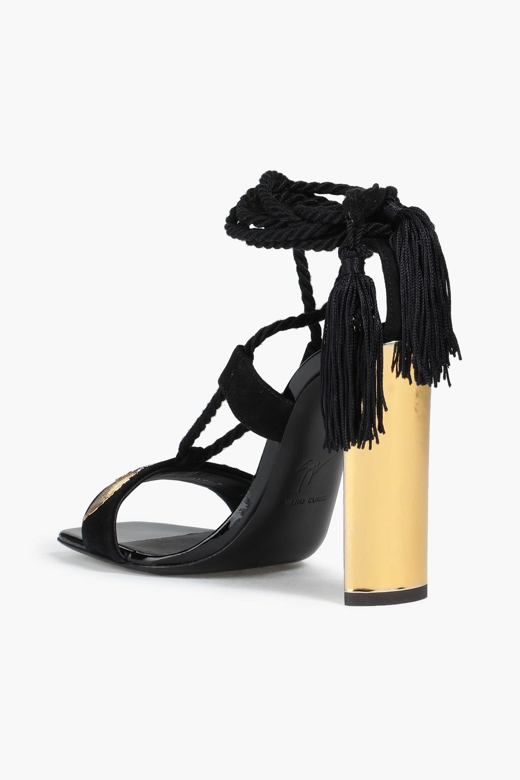 GIUSEPPE ZANOTTI Embellished suede sandals