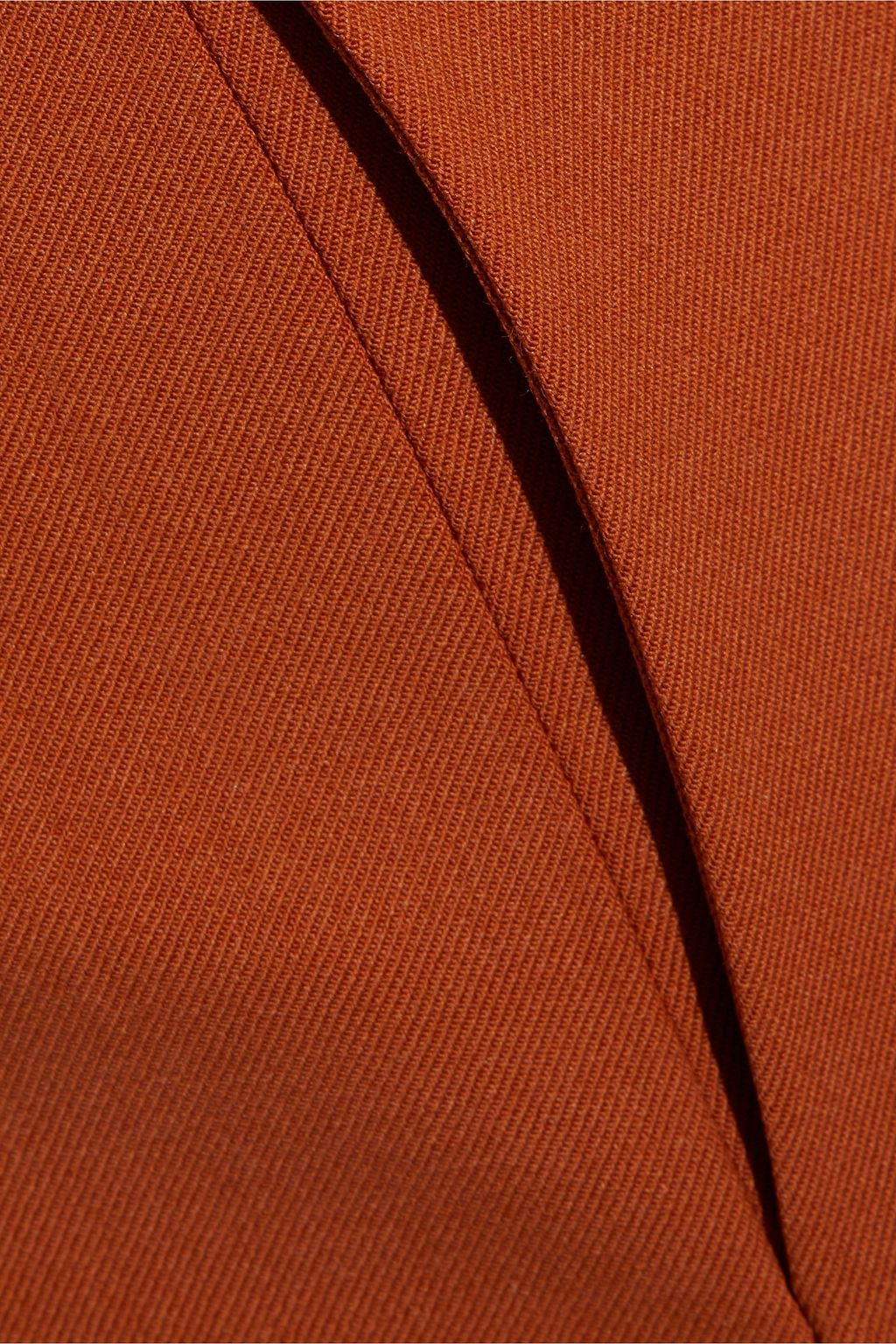 OSCAR DE LA RENTA Wool-blend twill slim-leg pants