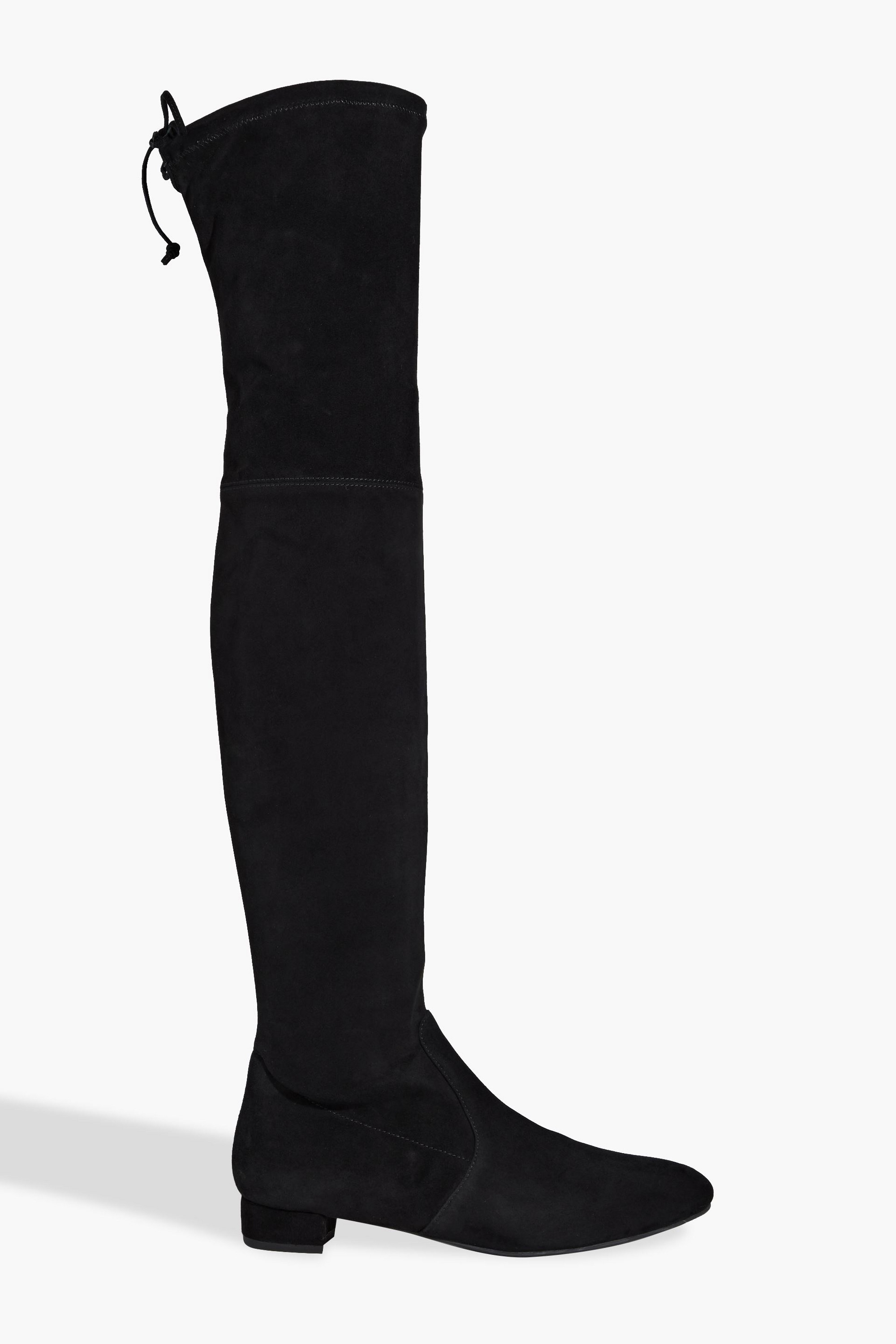 Stuart Weitzman Genna 25 stretch-suede over-the-knee boots