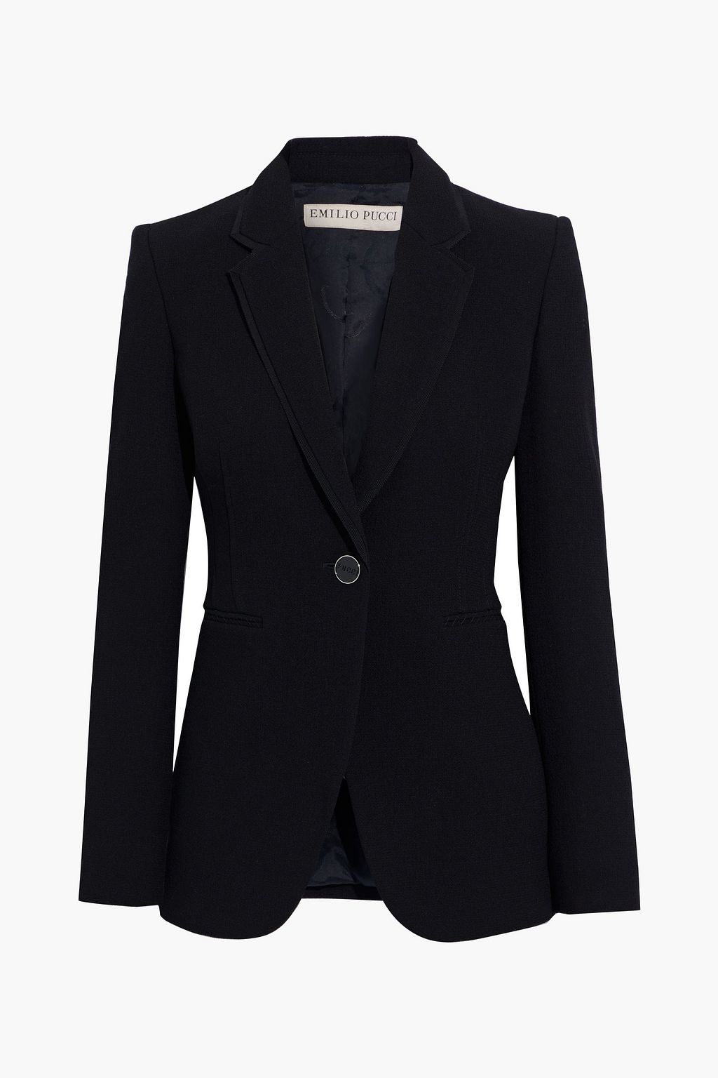 EMILIO PUCCI Grosgrain-trimmed wool-tweed blazer | THE OUTNET