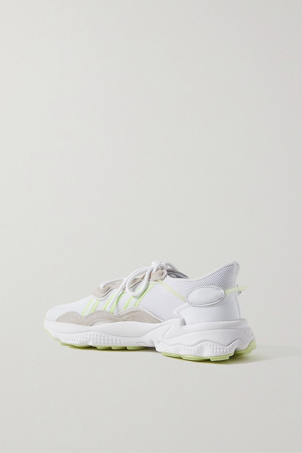 ADIDAS ORIGINALS Ozweego suede and leather-trimmed mesh sneakers