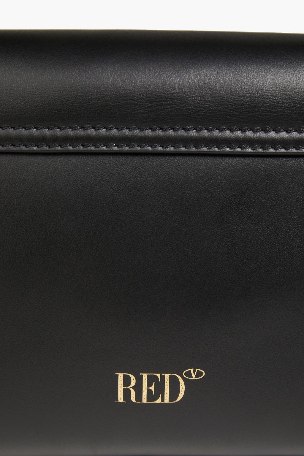 RED(V) Bow-detailed leather tote