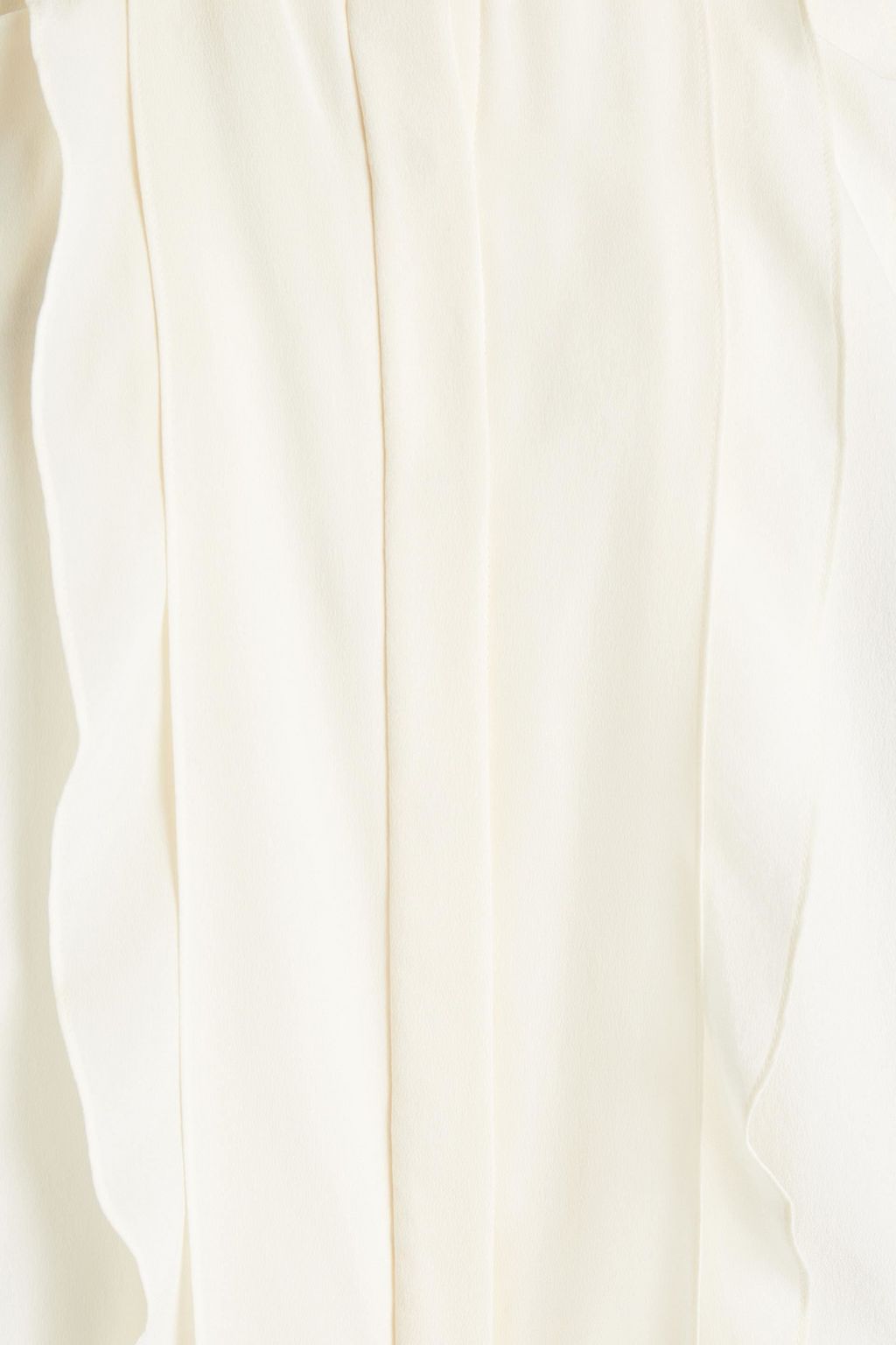 CHLOÉ Ruffled silk crepe de chine top