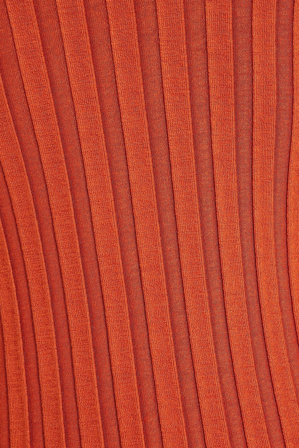 SIMON MILLER Mack ribbed stretch-micro modal turtleneck top