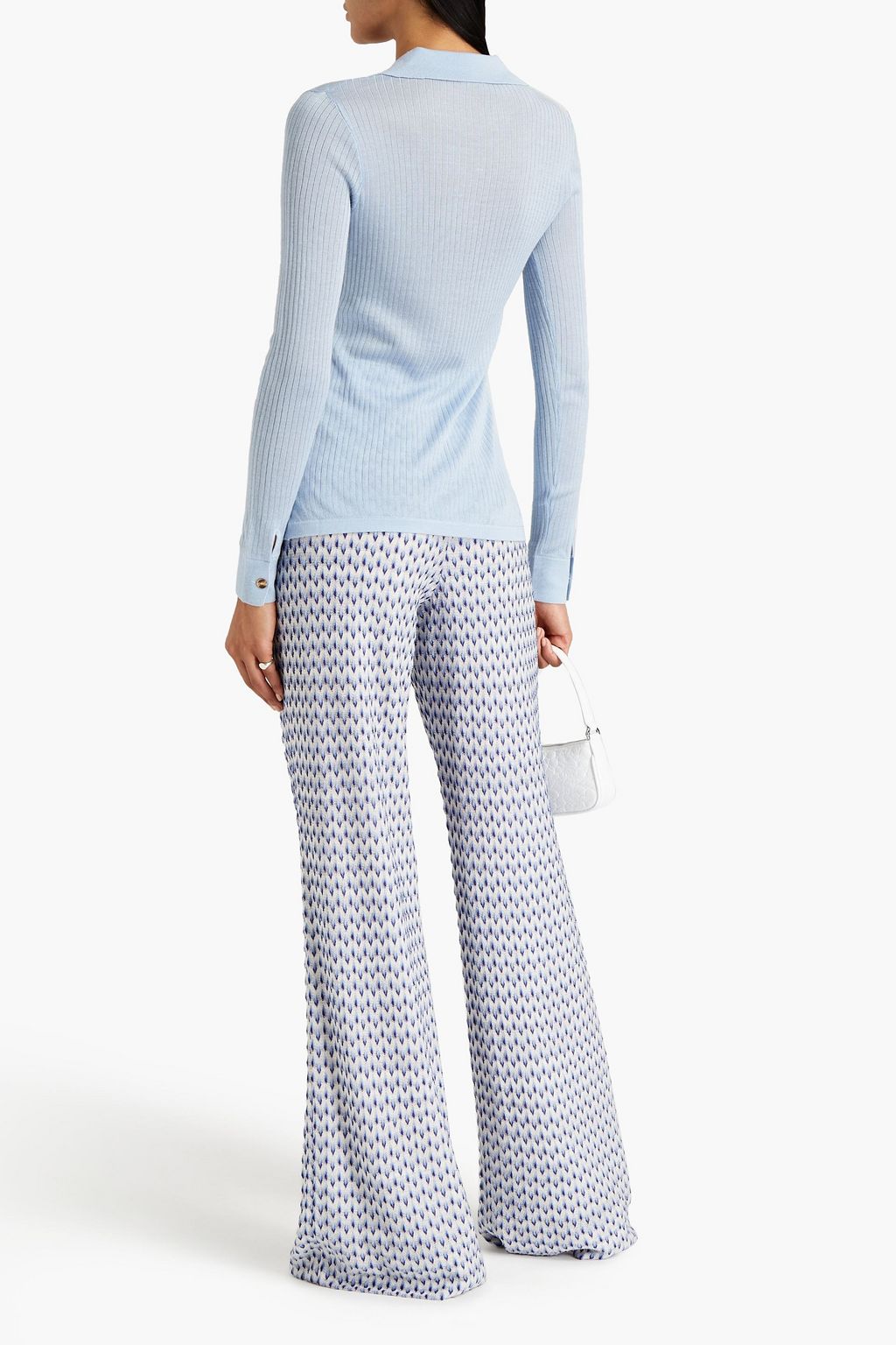 MISSONI Crochet-knit wide-leg pants