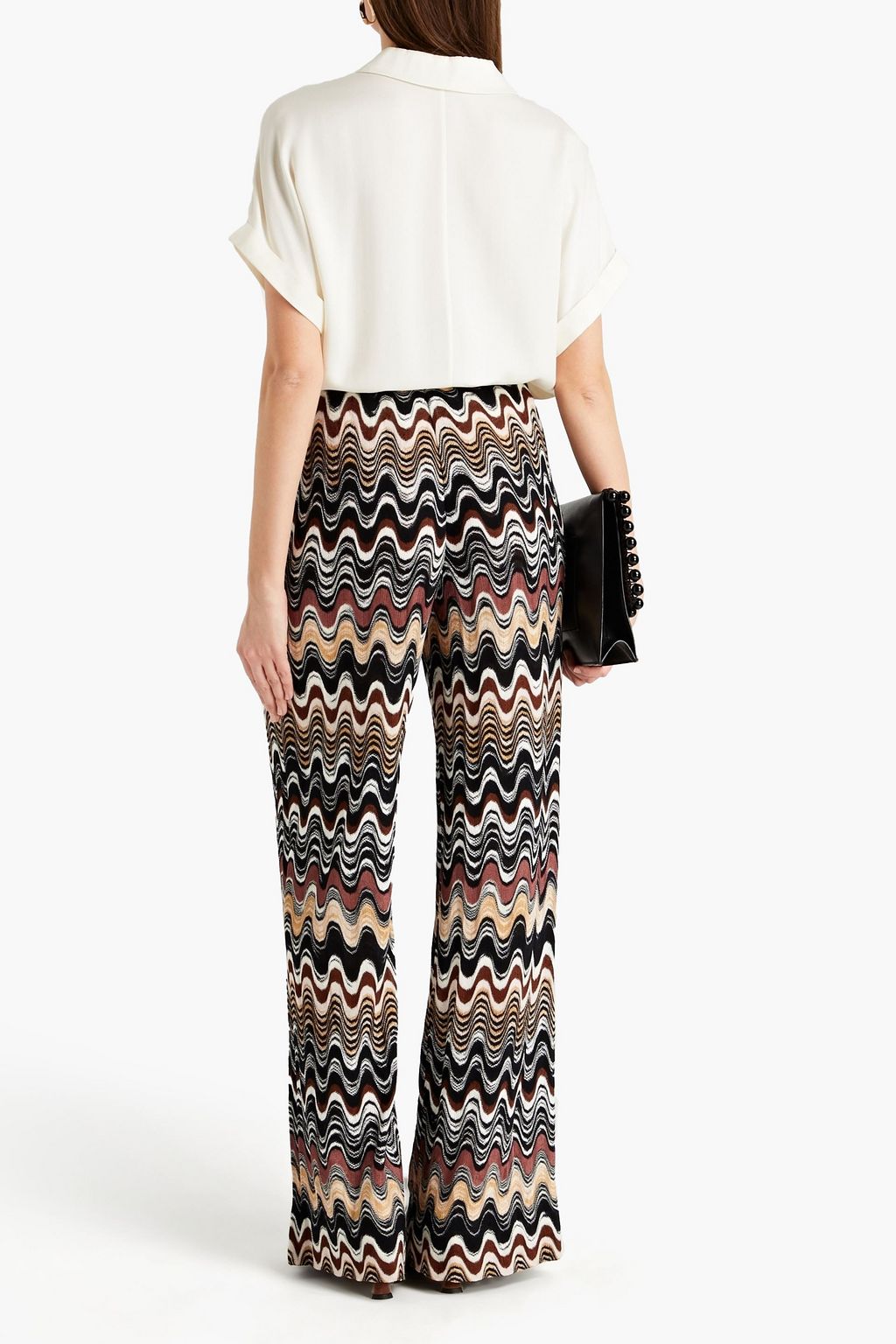 MISSONI Crochet-knit wide-leg pants