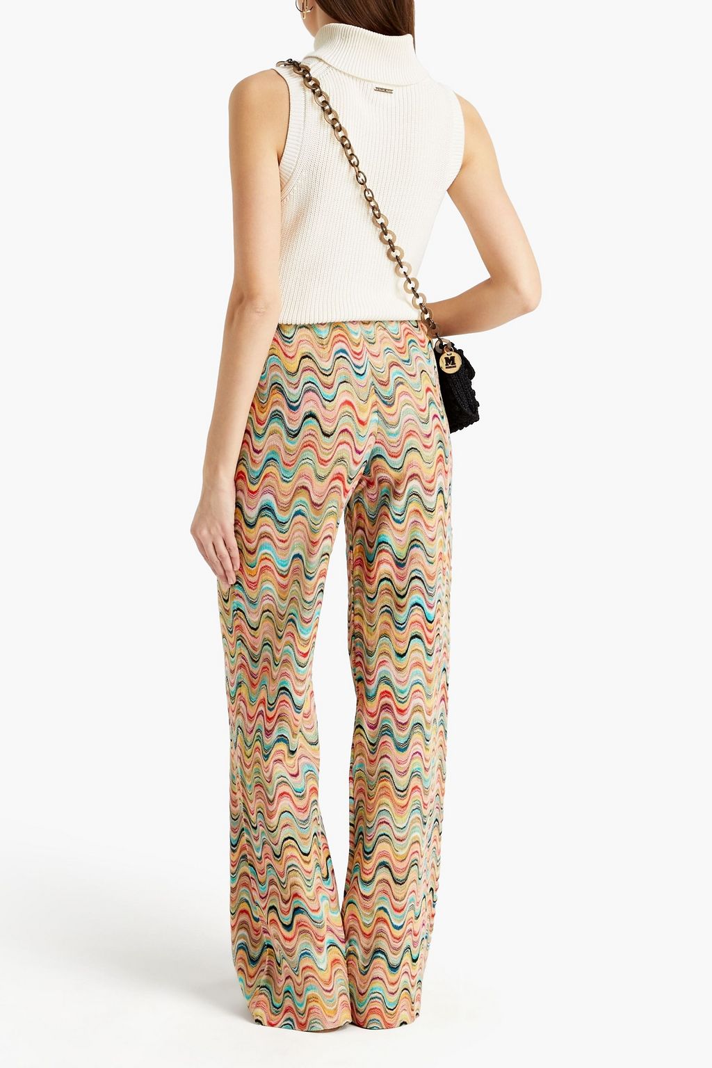 MISSONI Crochet-knit wide-leg pants
