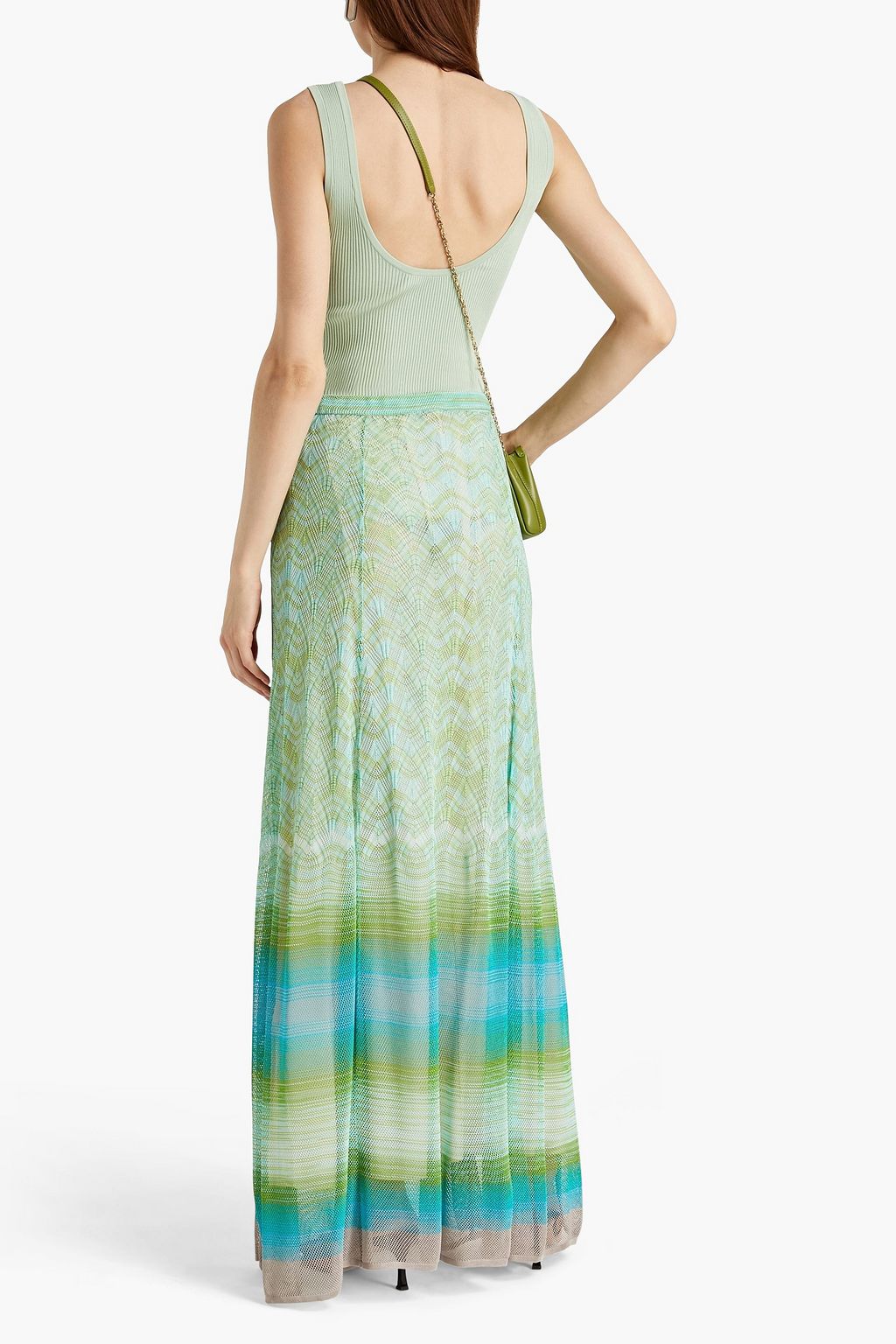 MISSONI Crochet-knit maxi skirt