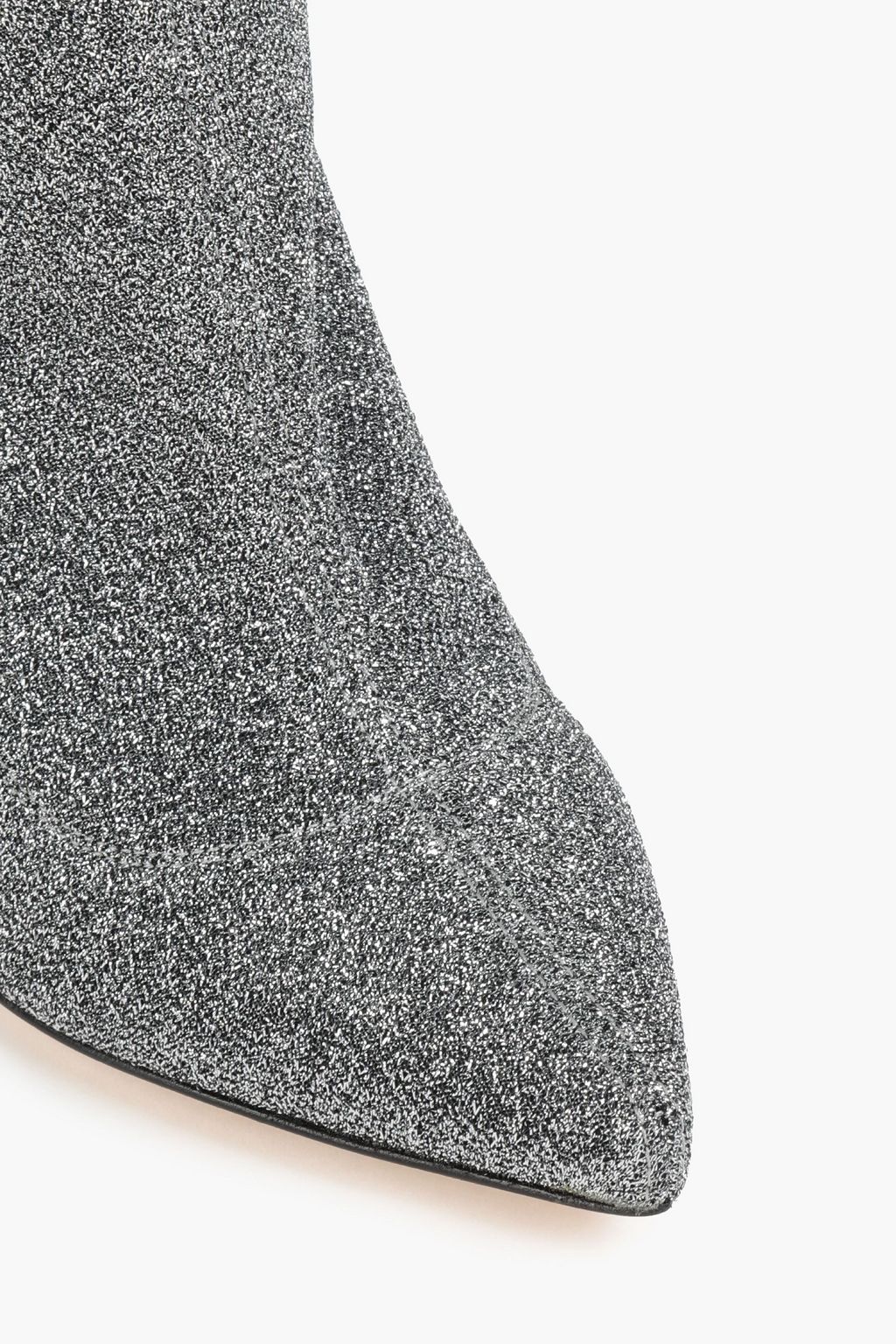 SERGIO ROSSI sr1 metallic stretch-knit sock boots