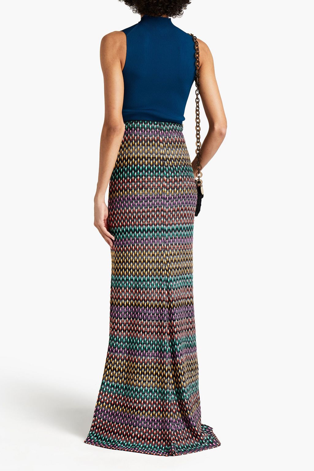 MISSONI Crochet-knit maxi skirt