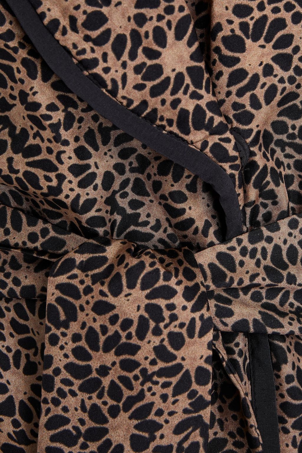 BRUNELLO CUCINELLI Floral-print silk-charmeuse robe