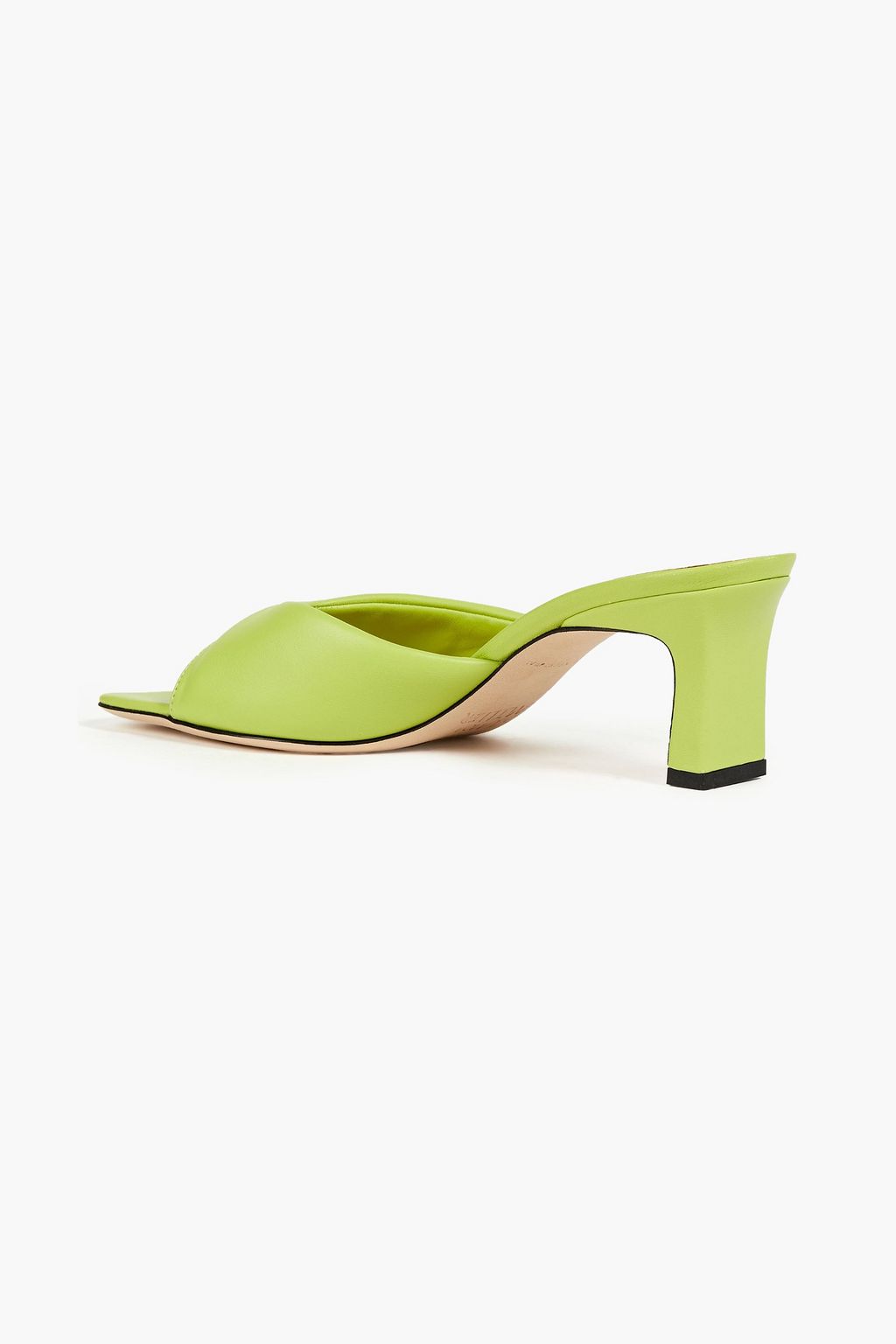 SIMON MILLER Padded leather mules