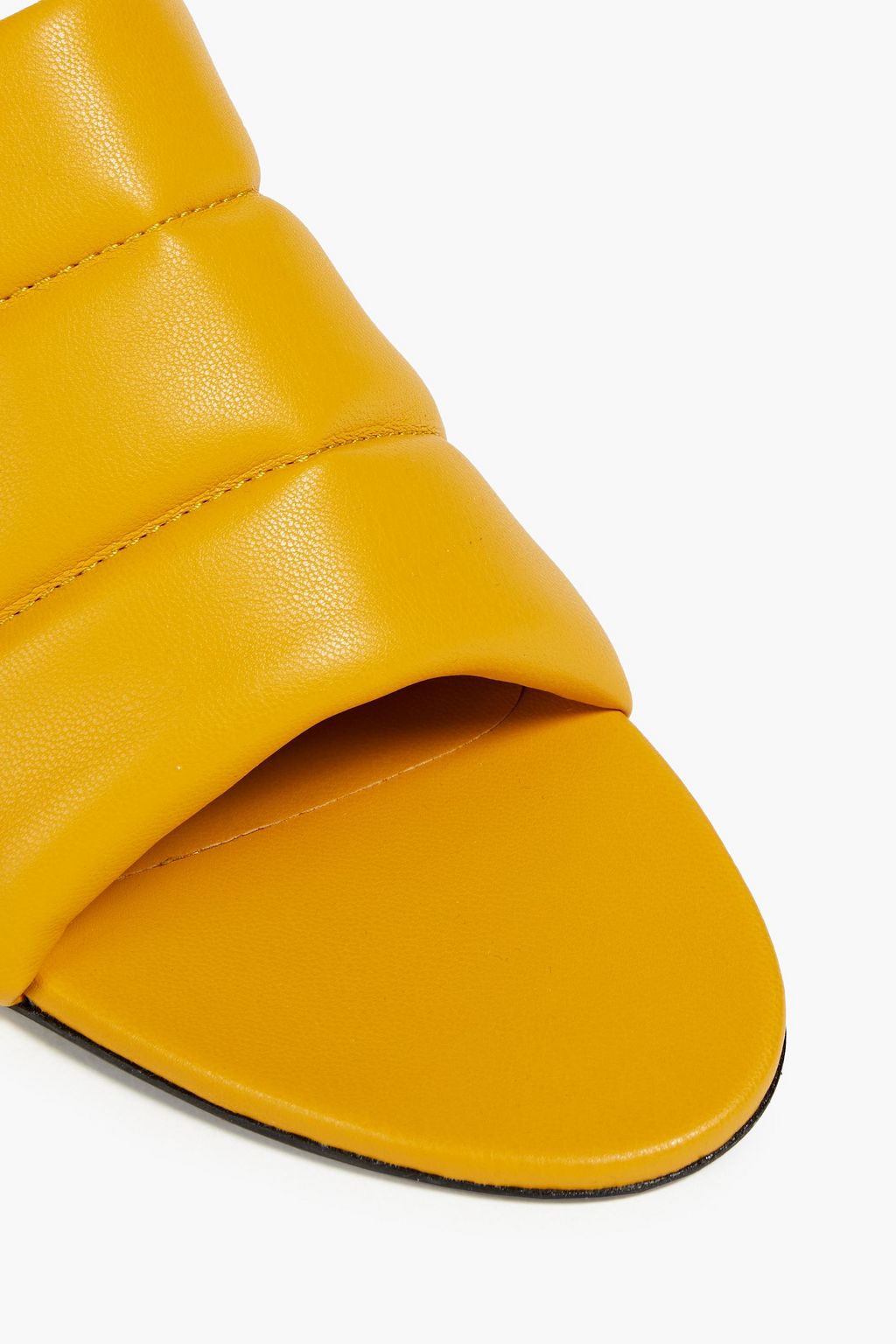 SIMON MILLER Quilted vegan leather mules