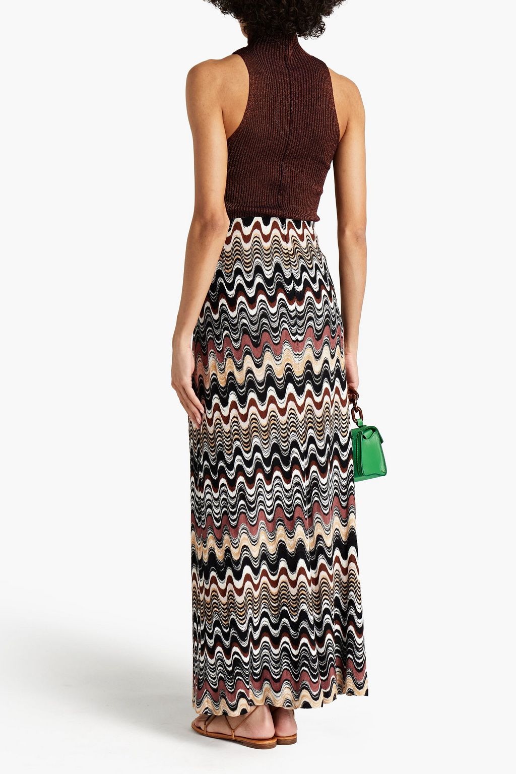 MISSONI Crochet-knit maxi skirt