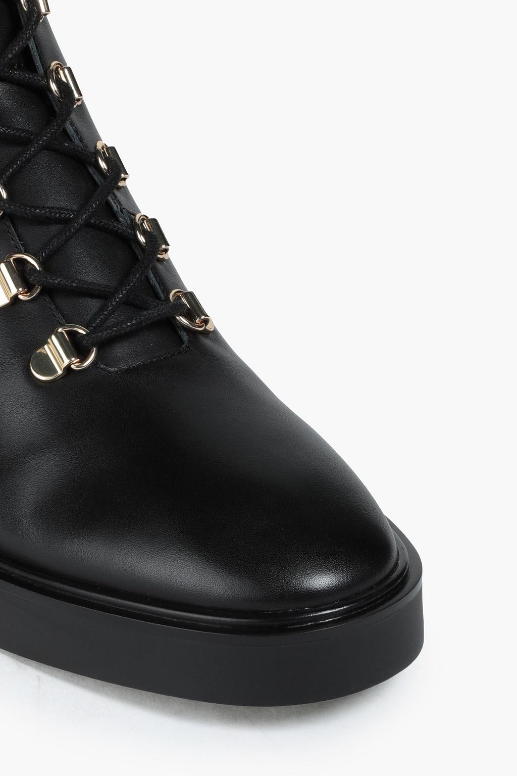 STUART WEITZMAN Zadie leather combat boots