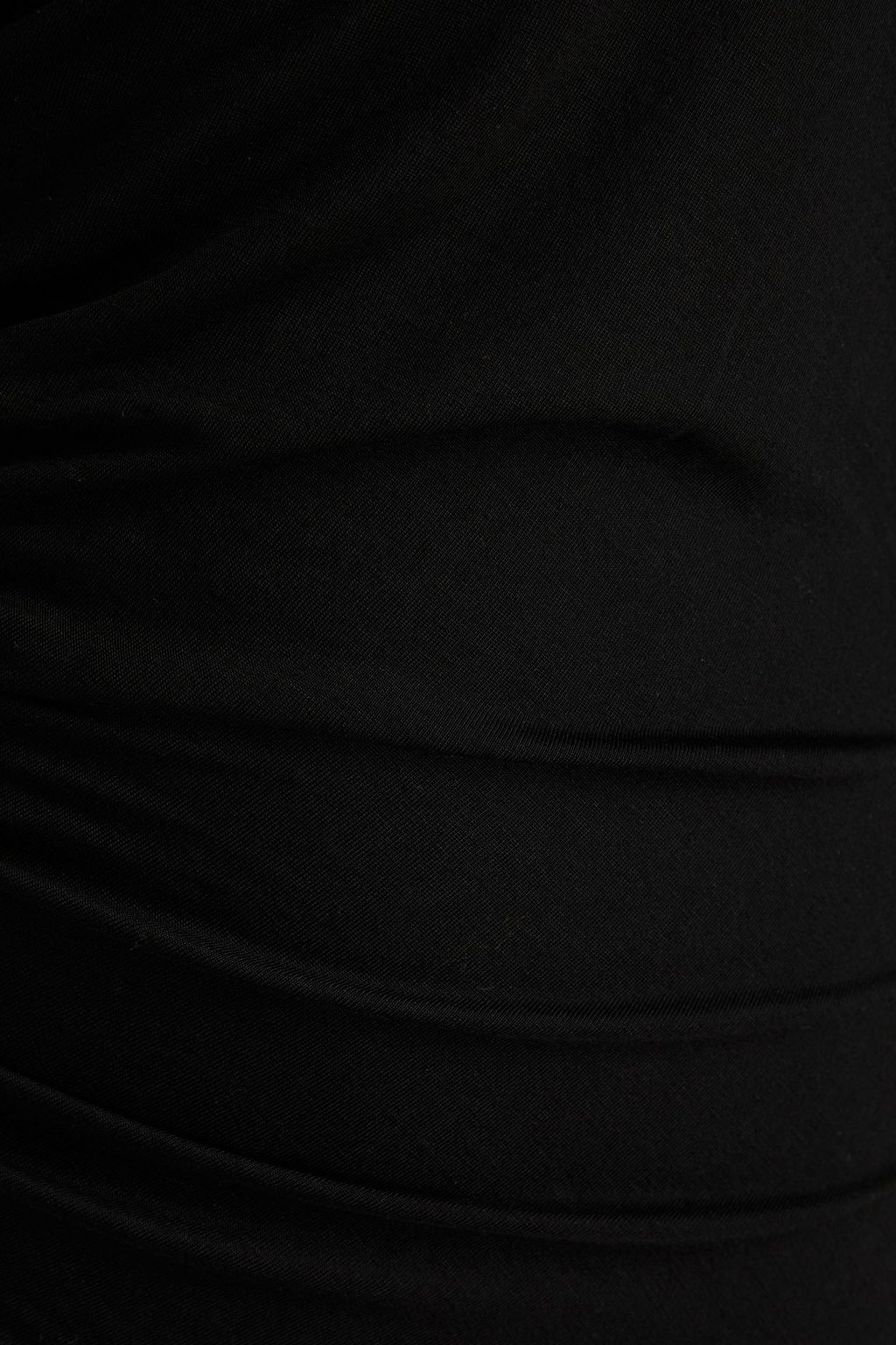NINETY PERCENT Ruched Tencel mini dress