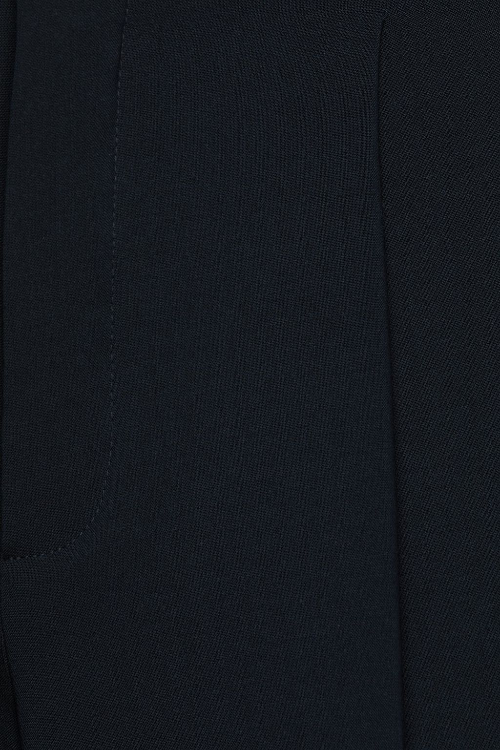 CHLOÉ Pleated wool-blend straight-leg pants