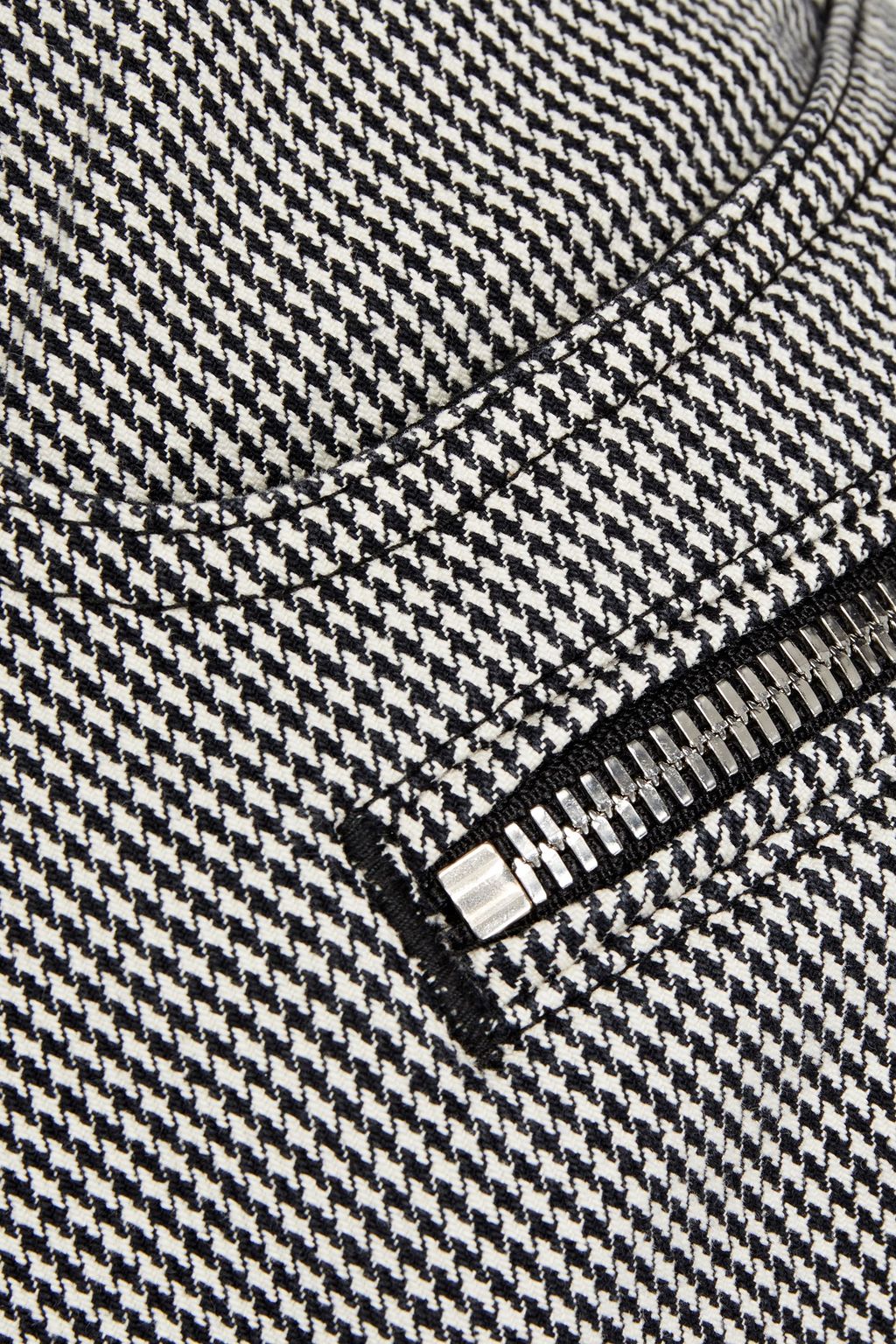 BALMAIN Slim-fit tapered houndstooth cotton pants