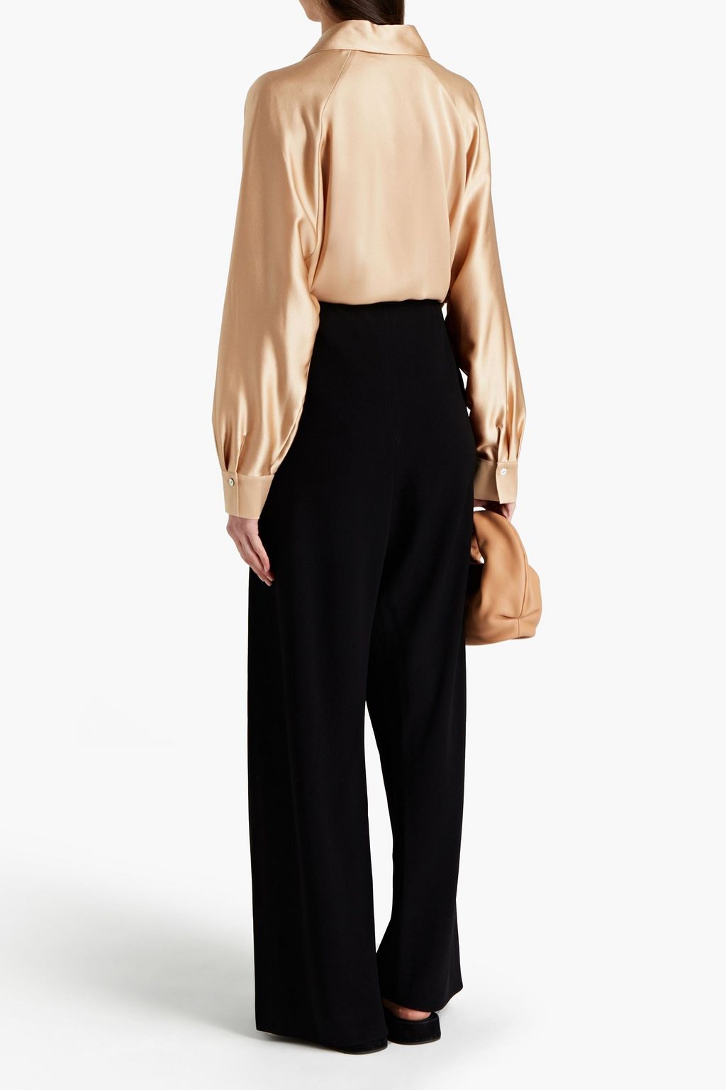 VINCE. Crepe wide-leg pants