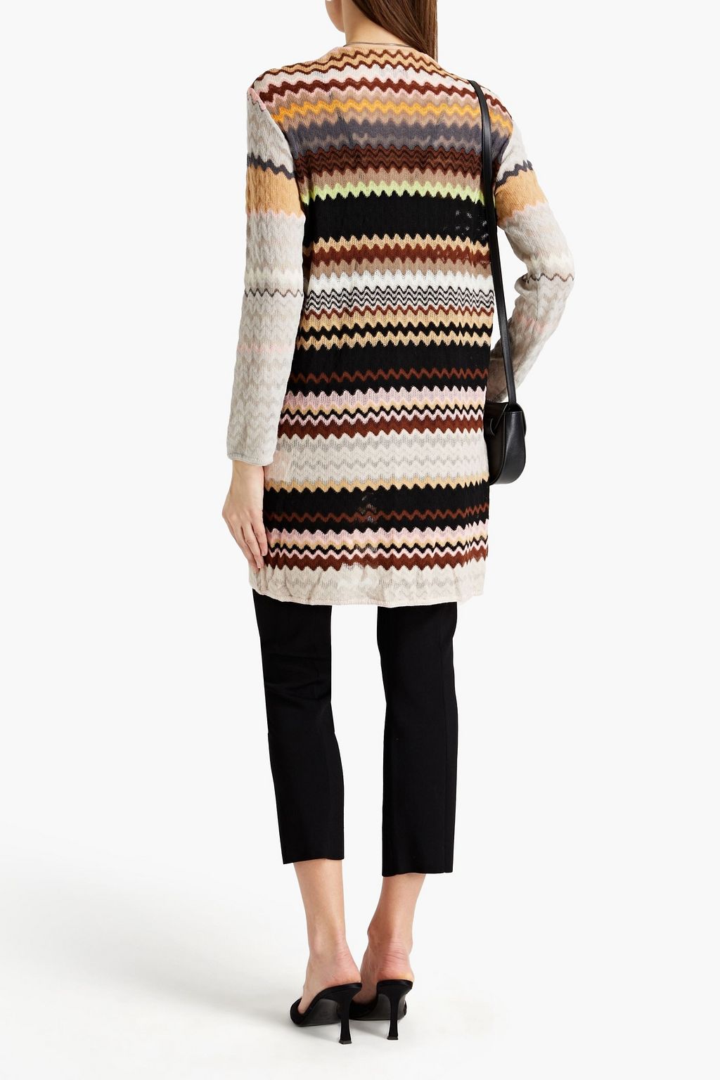 MISSONI Crochet-knit wool-blend cardigan