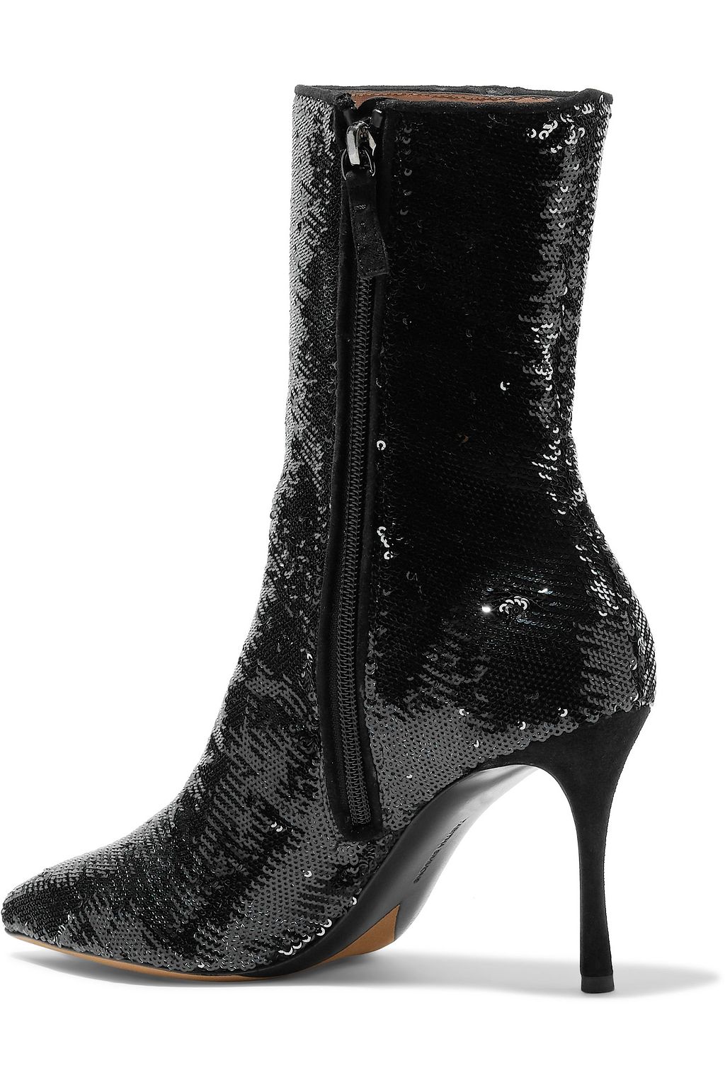 TABITHA SIMMONS Wendie sequined stretch-mesh ankle boots