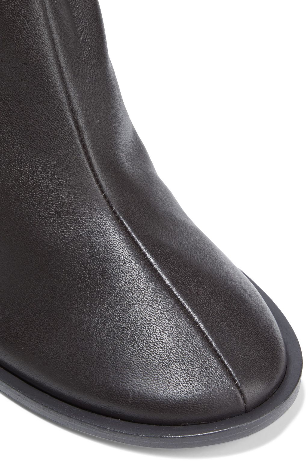 THE ROW Teatime button-detailed leather ankle boots