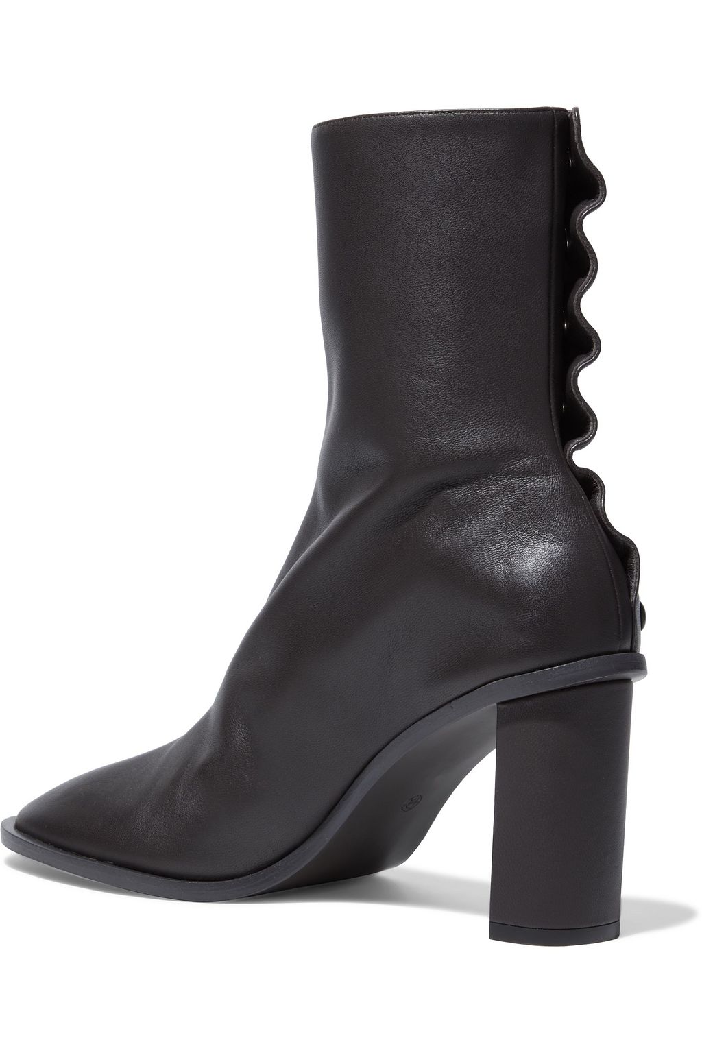 THE ROW Teatime button-detailed leather ankle boots