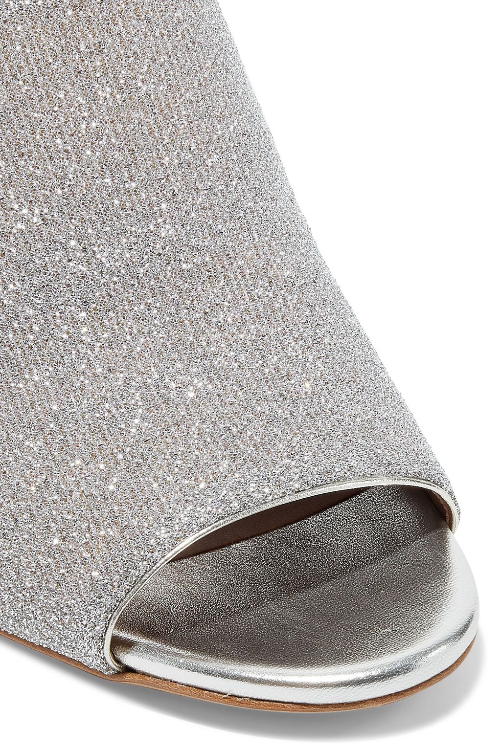 TABITHA SIMMONS Thelma metallic knitted mules