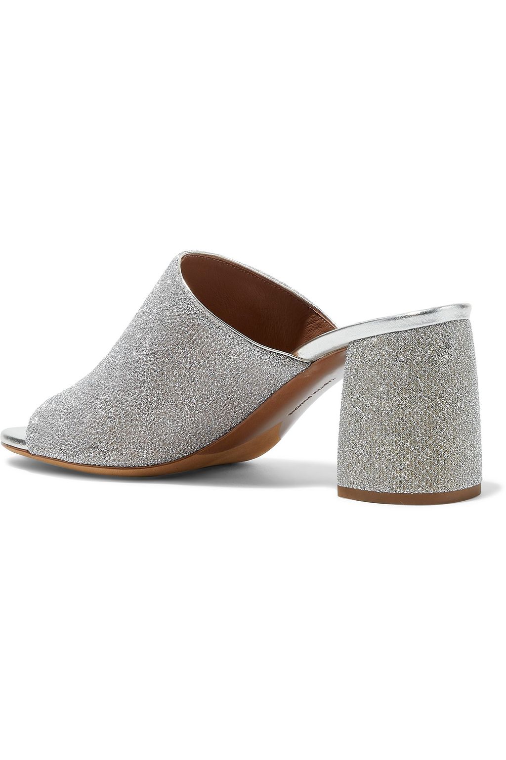 TABITHA SIMMONS Thelma metallic knitted mules