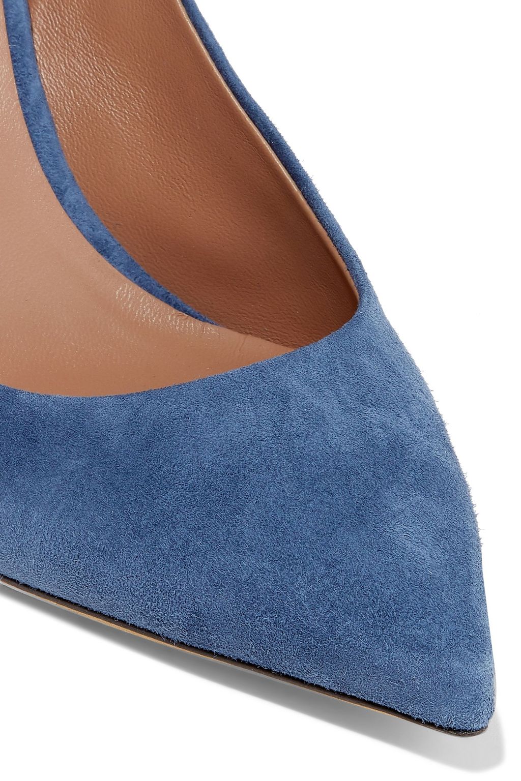 TABITHA SIMMONS Millie knotted suede slingback pumps