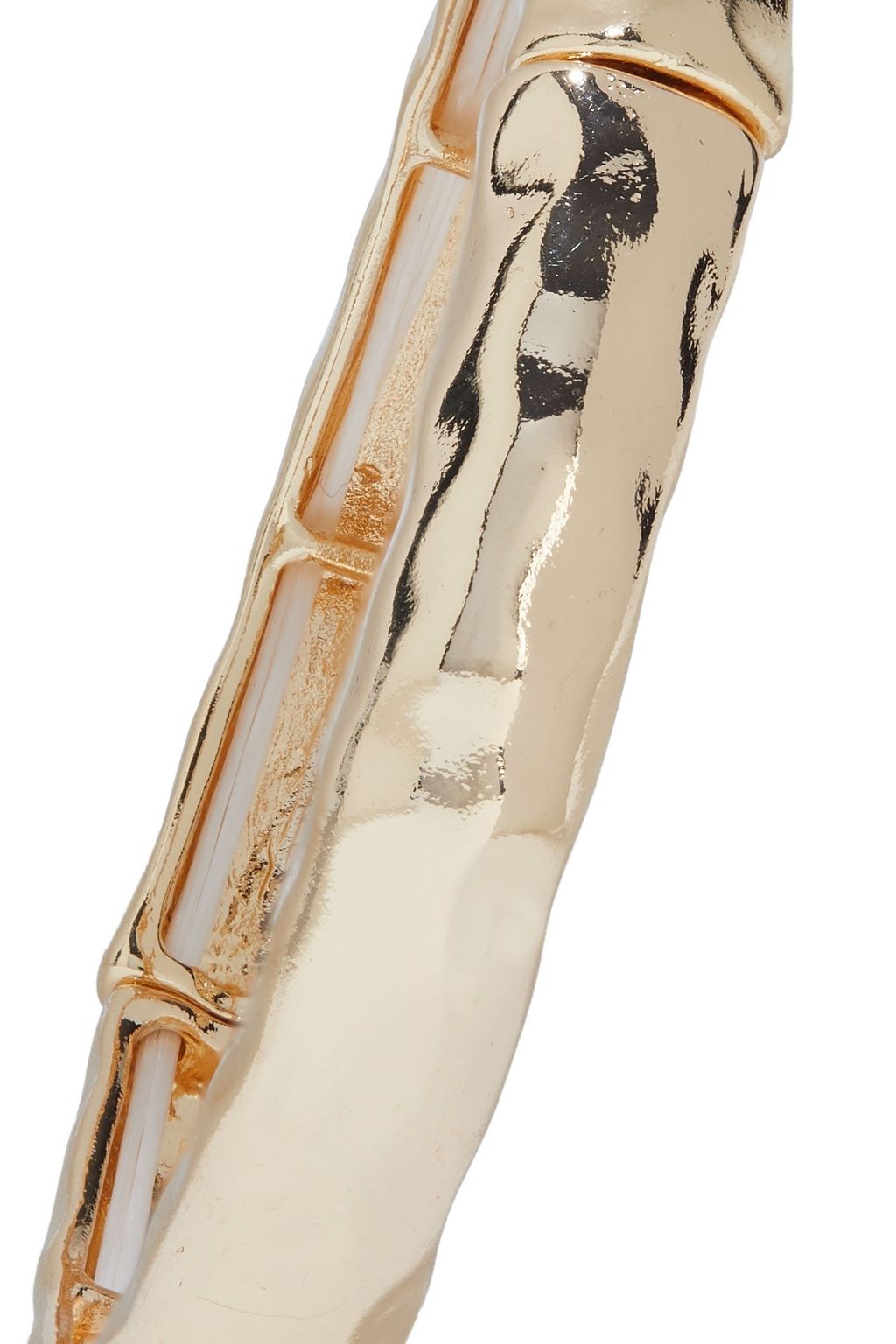 SHASHI 18-karat gold-plated bangle